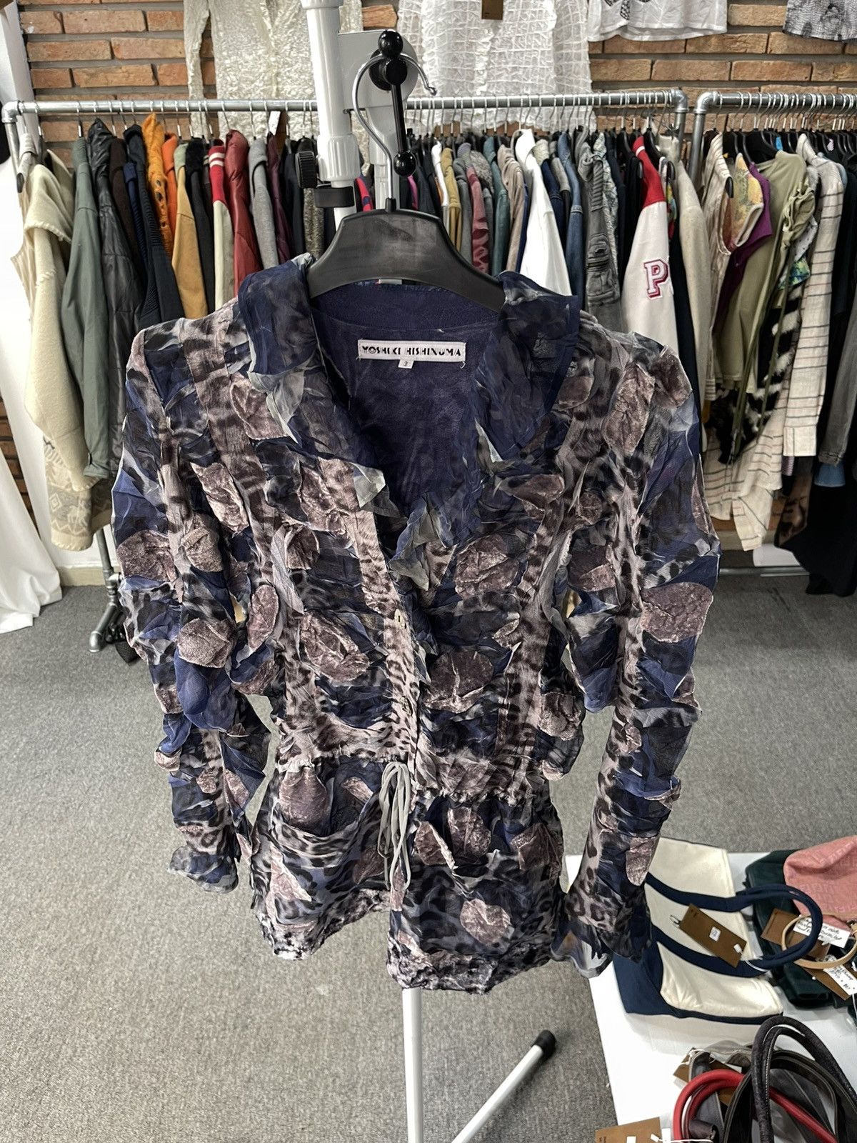 Pleats Please Issey Miyake 90s Yoshiko Hishinuma pleated blouse Size M / US 6-8 / IT 42-44 - 1 Thumbnail