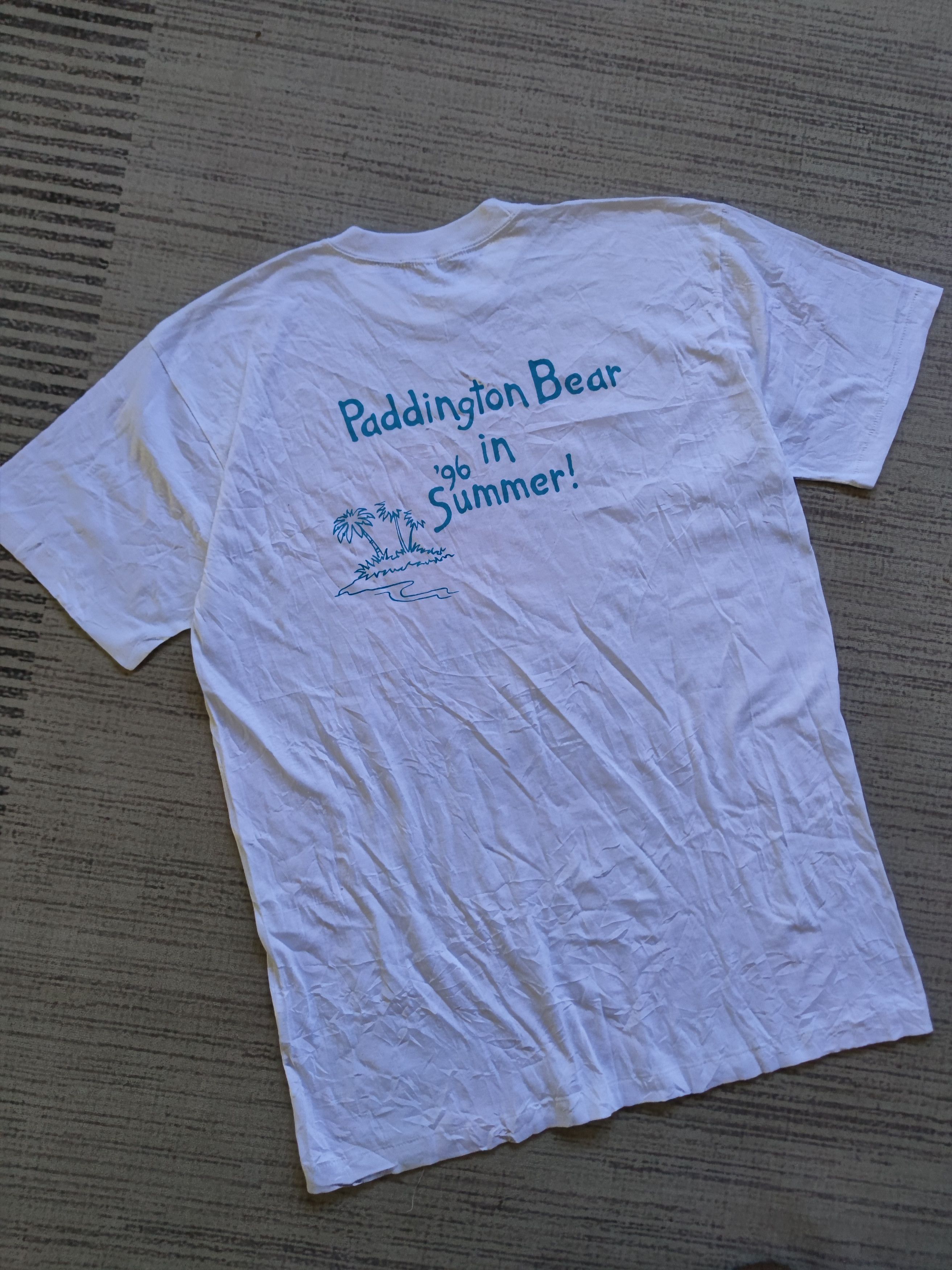 Vintage Vintage 1996 Paddington Bear in Summer T Shirt Size US M / EU 48-50 / 2 - 9 Thumbnail