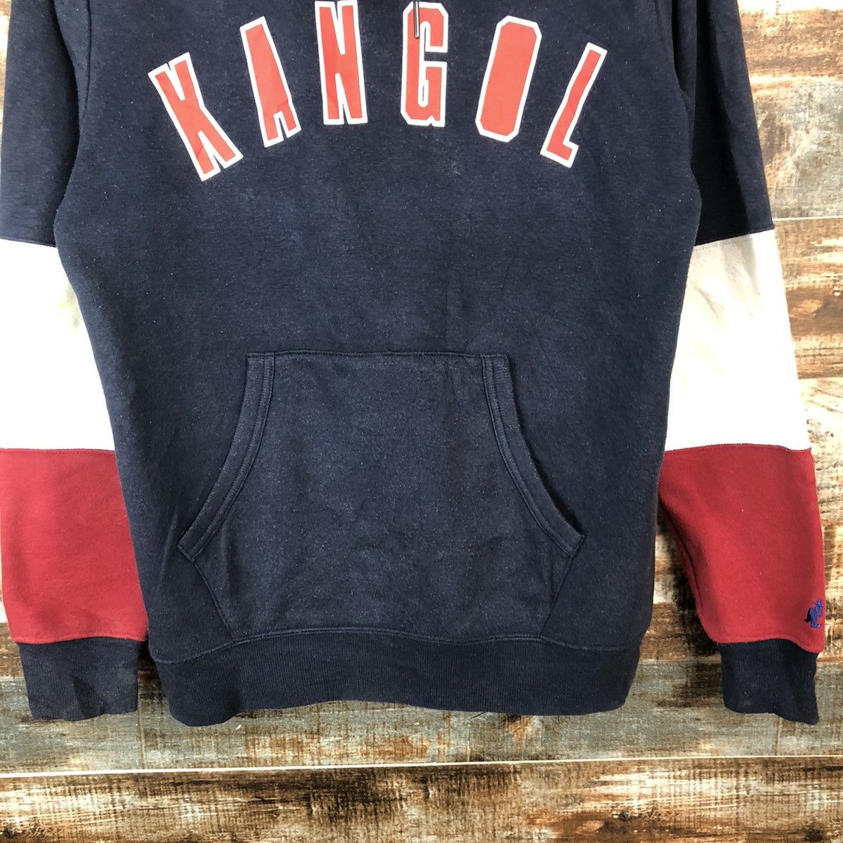 Kangol × Vintage Kangol 5 Zip Five Dark Blue Hoodie sweatshirt #A2026 Size US M / EU 48-50 / 2 - 6 Thumbnail
