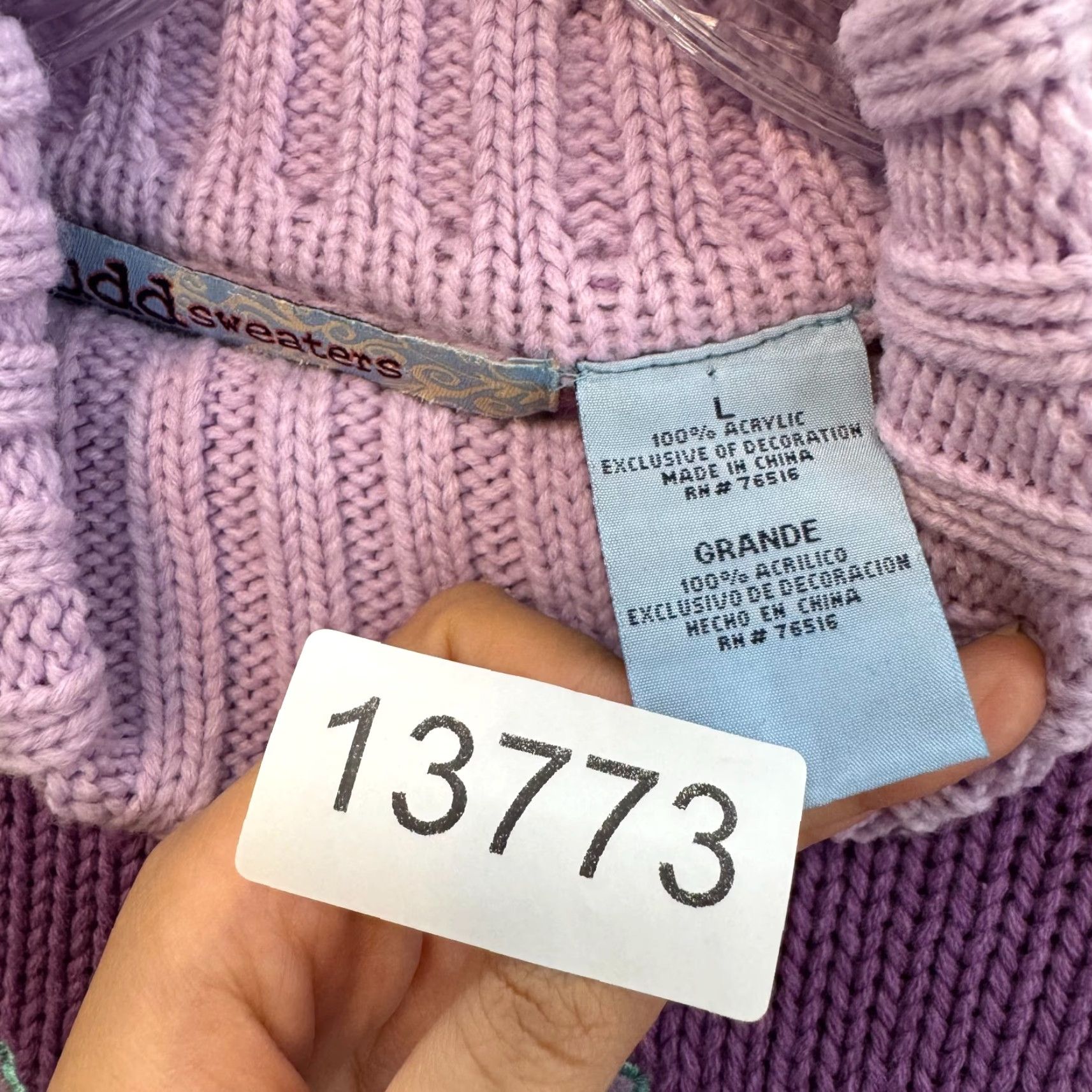 Etro VINTAGE Y2K Mudd Turtleneck Sweater XS Purple Stripe Knit Kidcore Retro Shirt Womens Girls Size XS / US 0-2 / IT 36-38 - 7 Thumbnail
