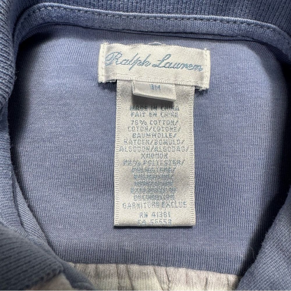 Ralph Lauren Ralph Lauren Baby Striped Cotton Velour Footed Coverall Siz Size US 26 / EU 42 - 5 Thumbnail