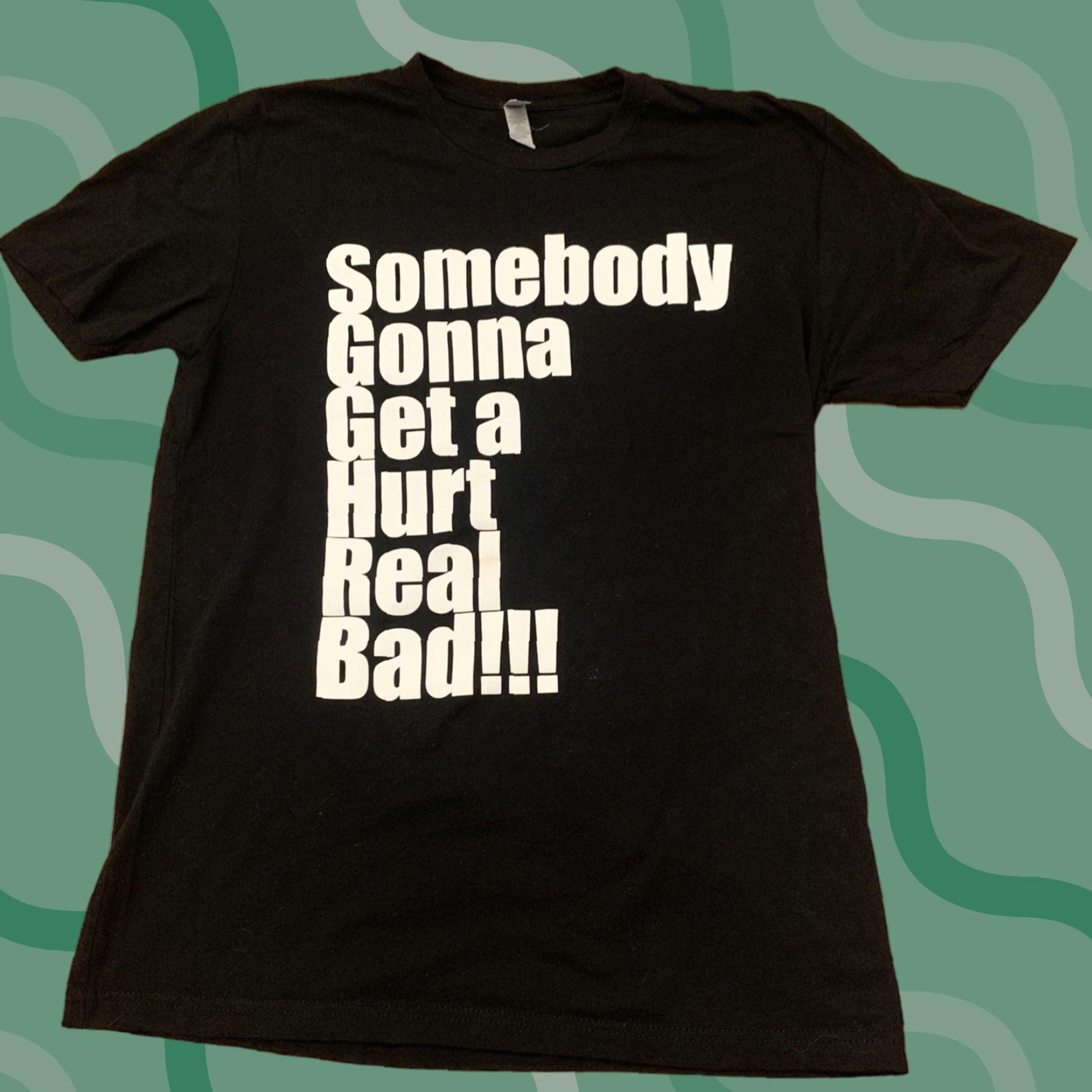 Vintage Russell Peters Somebody gonna get a hurt real bad T-Shirt M Men Black Shirt Mens Size M Size US M / EU 48-50 / 2 - 1 Thumbnail