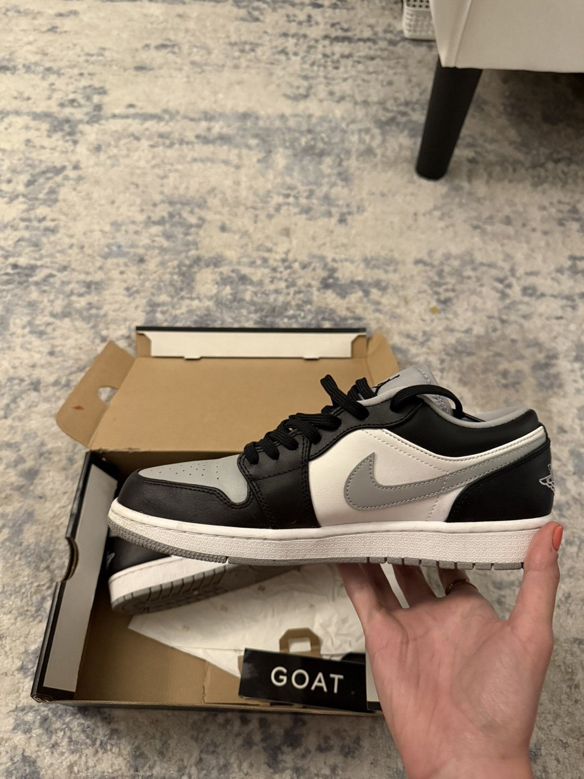 Jordan Brand Air Jordan 1 Low ‘Black Medium Size US 9 / EU 42 - 1 Thumbnail