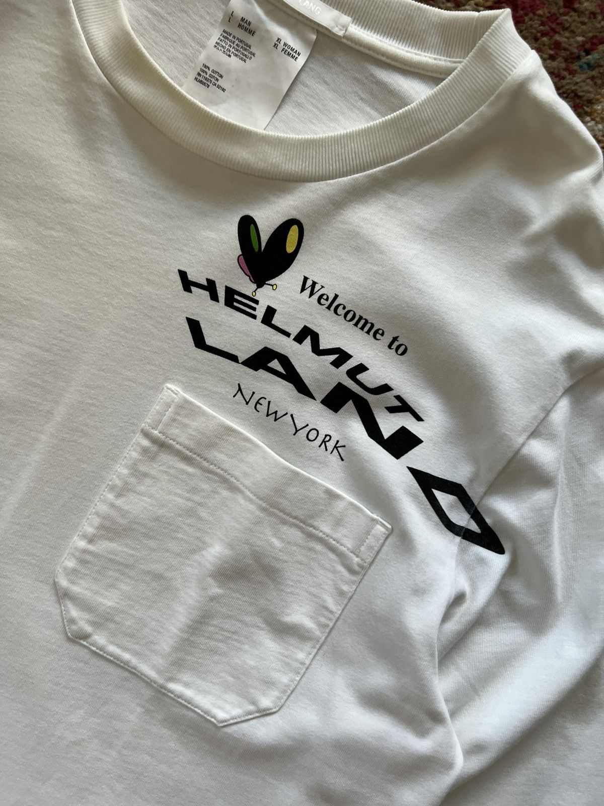 Helmut Lang 🗽HELMUT LANG NEW YORK HELMUT LAND BIG LOGO CREWNECK Y2K Size US L / EU 52-54 / 3 - 3 Thumbnail