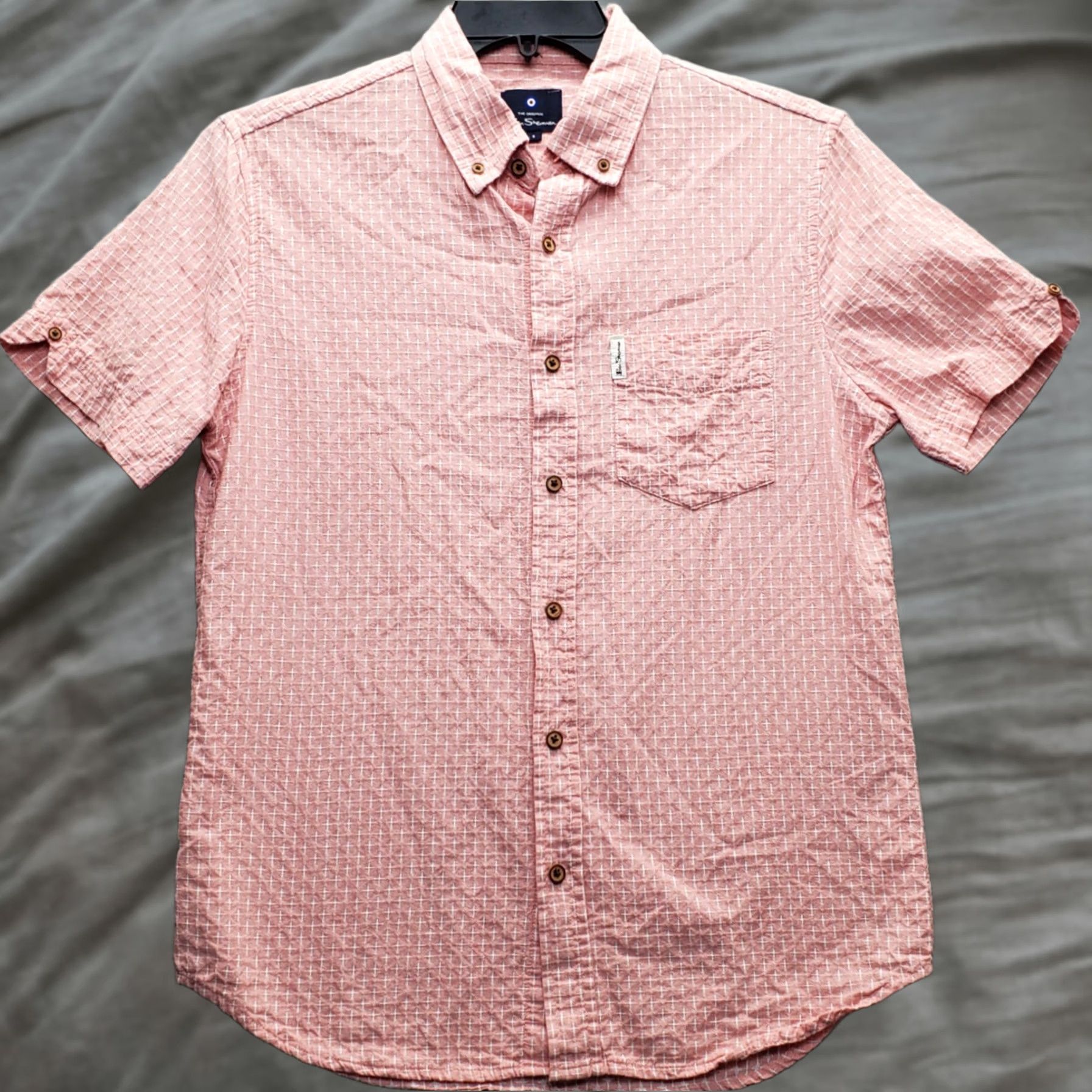 Ben Sherman Ben Sherman Shirt Mens Small Multicolor Striped Short Sleeve Button Down Size US S / EU 44-46 / 1 - 1 Thumbnail