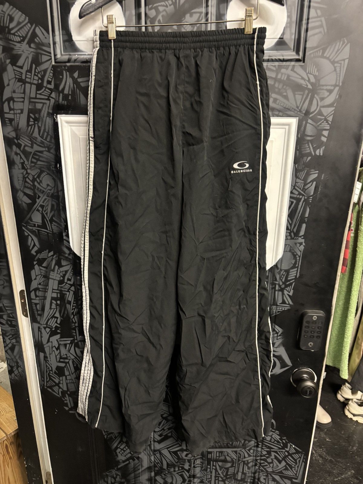Balenciaga Balenciaga Sport Logo 5 Stripe Pants | Grailed