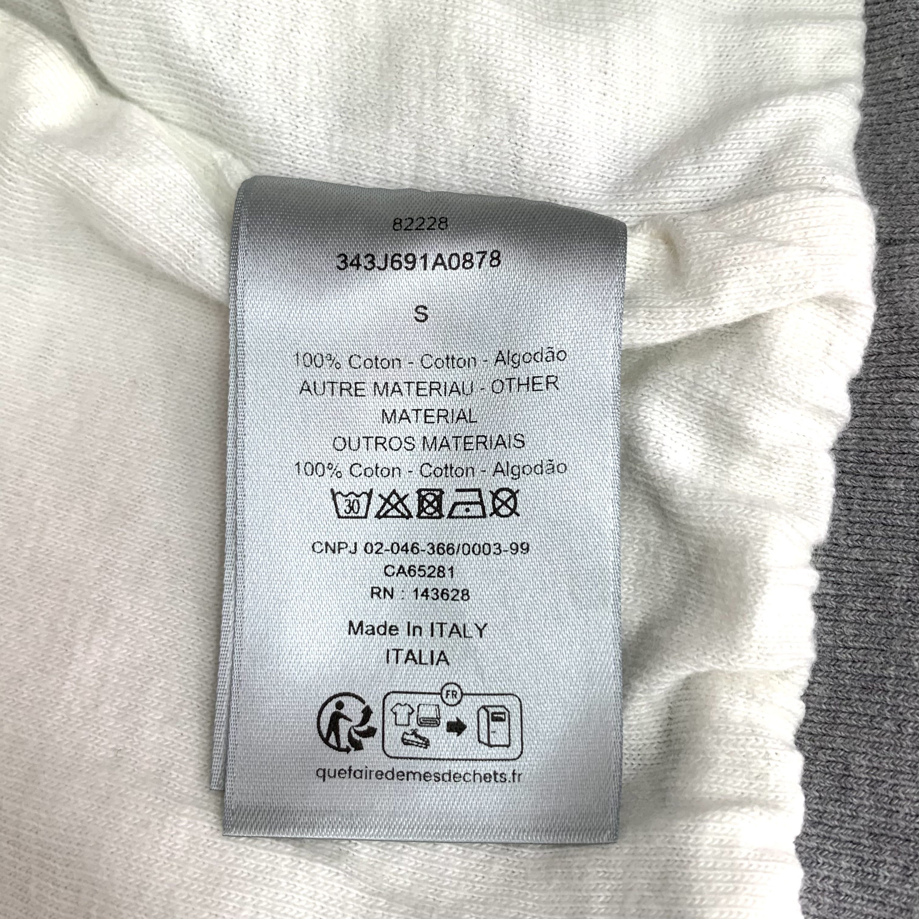 Dior Dior Distressed Logo Hoodie Grey (S) Size US S / EU 44-46 / 1 - 7 Thumbnail