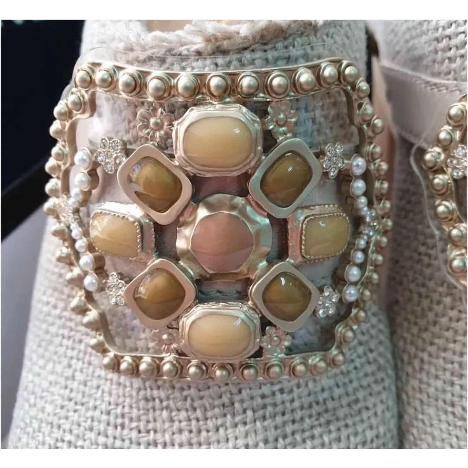 Chanel Chanel Platform Limited Edition Jewel Clogs Sz 39.5 Size US 8.5 / IT 38.5 - 3 Thumbnail