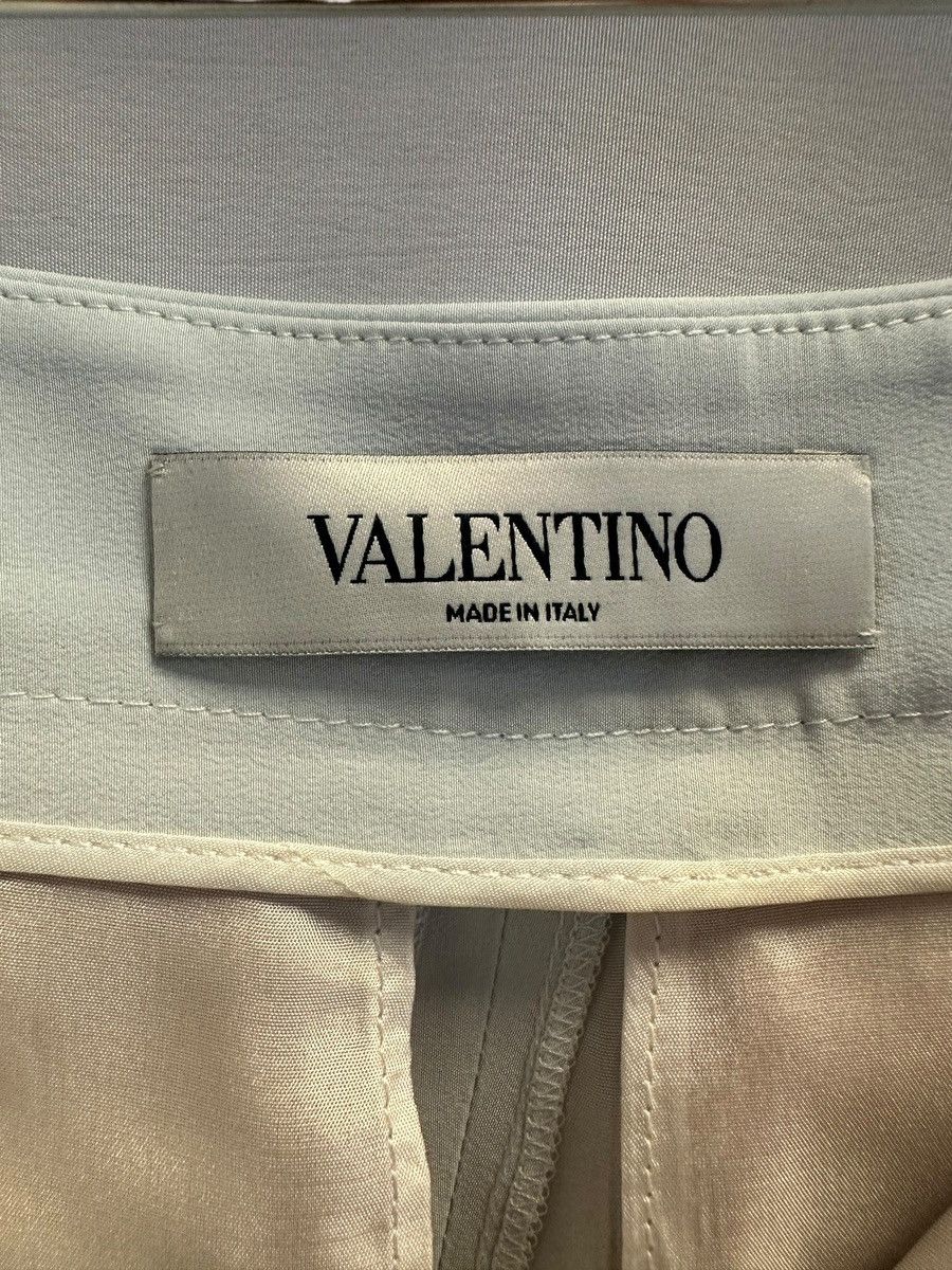 Valentino Valentino Macro Ortensia Printed Silk Flared Pants Size 27" / US 4 / IT 40 - 5 Thumbnail