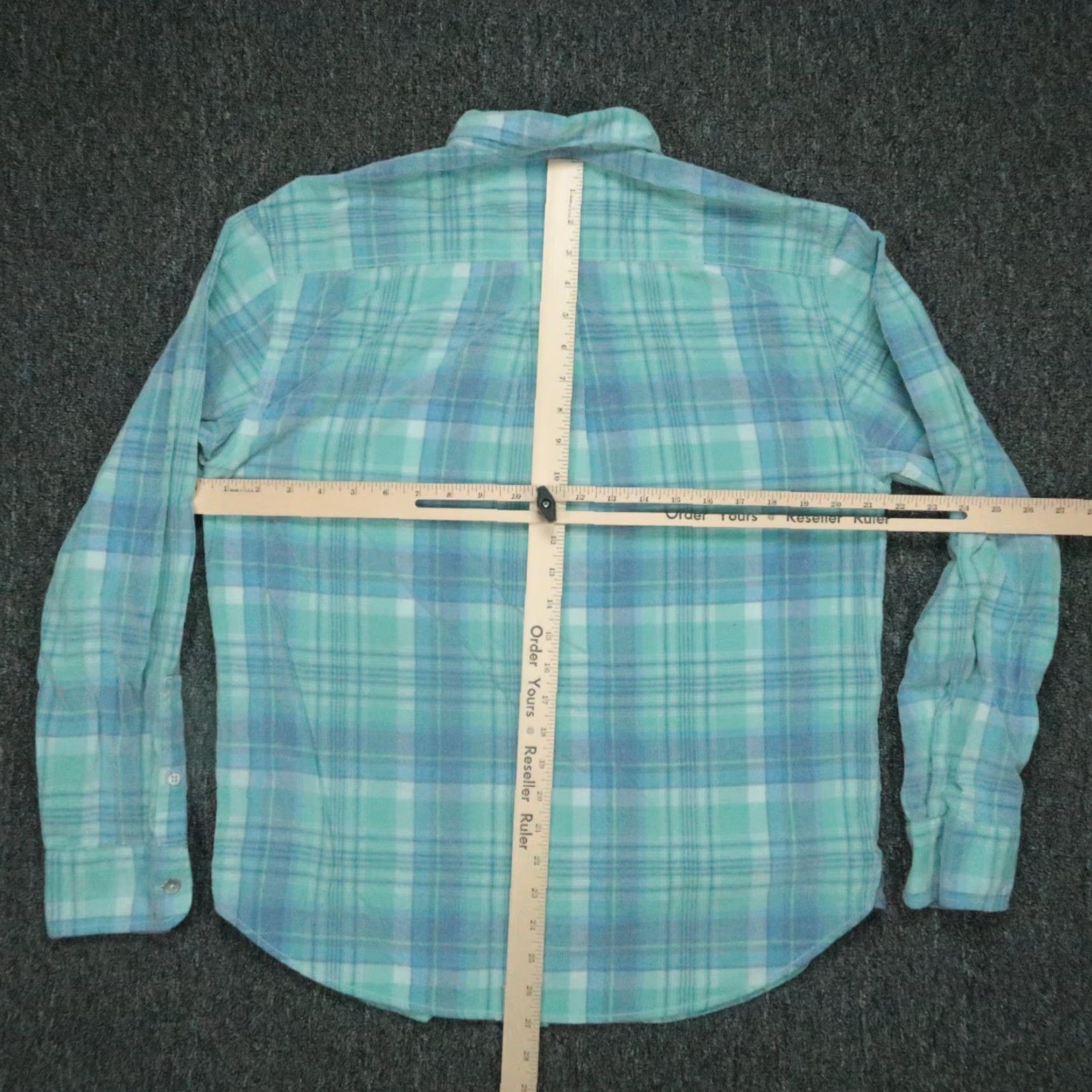 Tommy Bahama VINTAGE Tommy Bahama Shirt Men Medium Blue Green Plaid Coastline Cord LS Corduroy Size US M / EU 48-50 / 2 - 5 Thumbnail