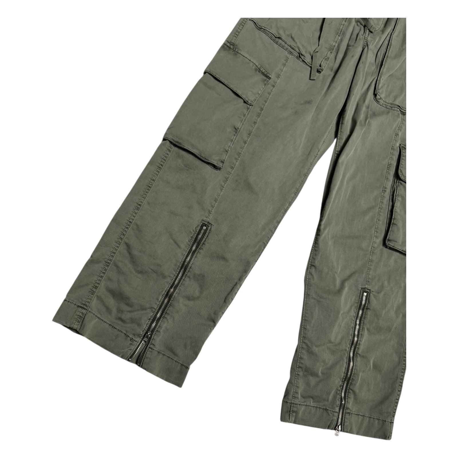 Abercrombie & Fitch ABERCROMBIE & FITCH High Rise BAGGY Cargo Wide Pants NWT S Size 28" / US 6 / IT 42 - 8 Thumbnail