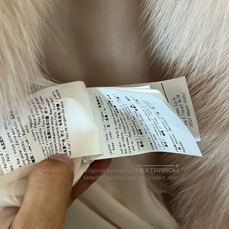 Valentino Valentino Fan long-haired mink coat coat Size S / US 4 / IT 40 - 8 Thumbnail