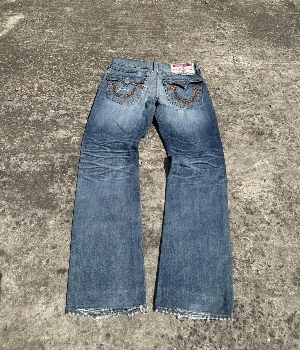 True Religion Y2K vintage true religion jeans denim Streetwear casual hype Size US 31 - 1 Thumbnail