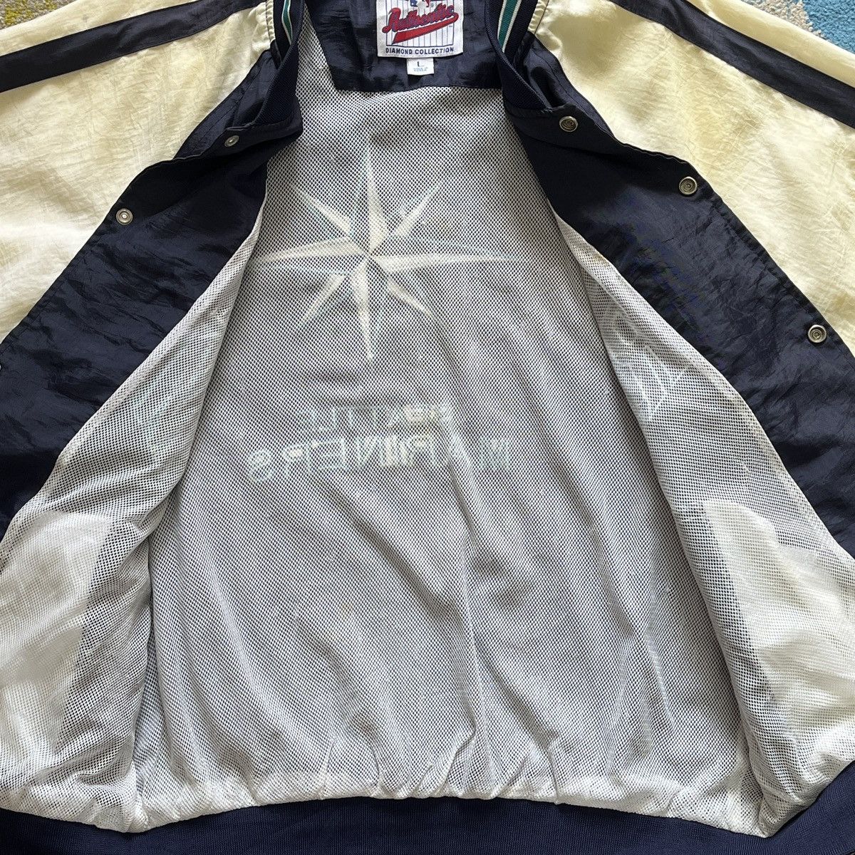 MLB Vintage MLB Seattle Mariners Sweater Light Jacket Size US L / EU 52-54 / 3 - 16 Thumbnail