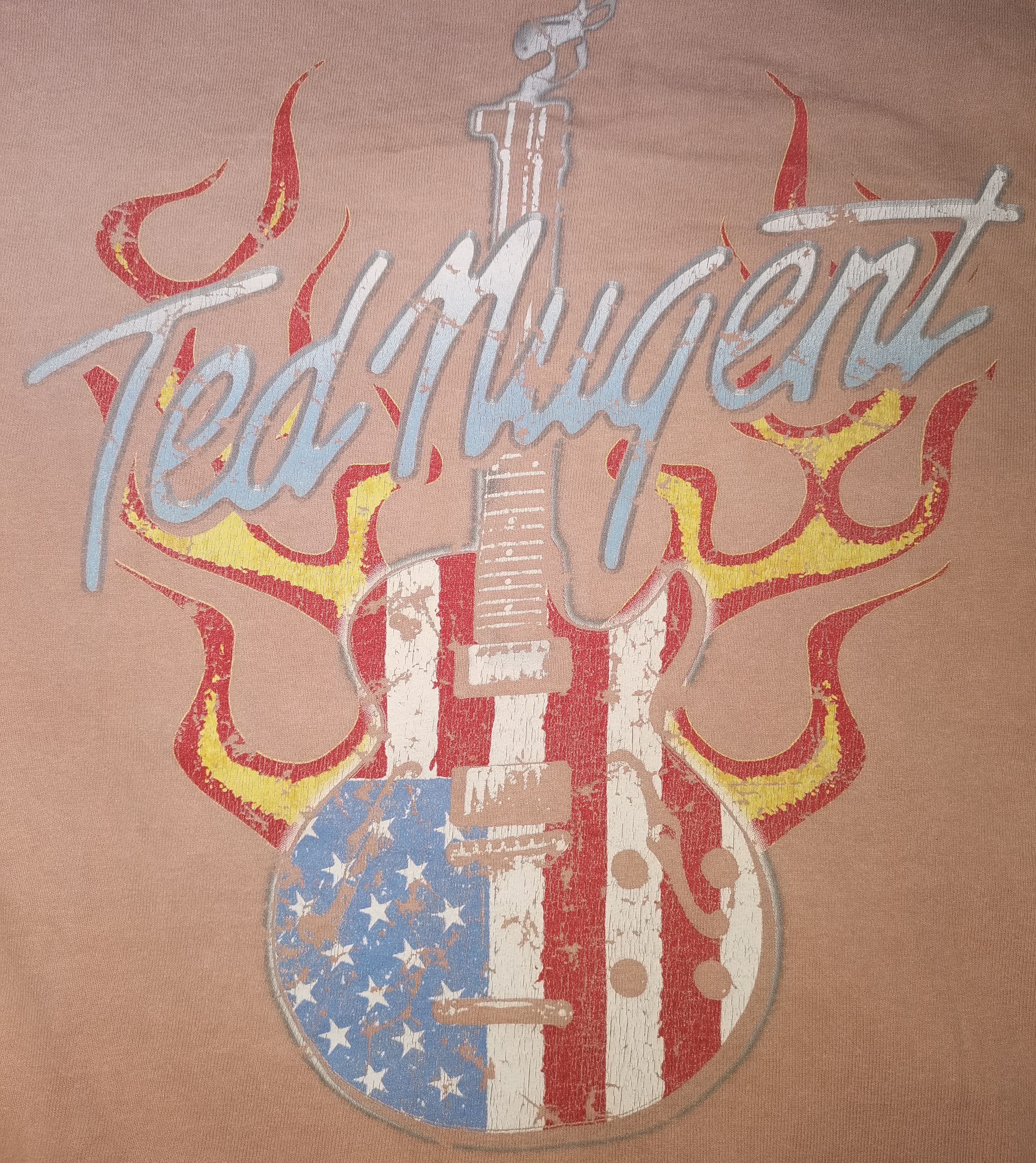 Band Tees × Vintage VINTAGE Y2K TED NUGENT SHIRT Size US L / EU 52-54 / 3 - 2 Thumbnail