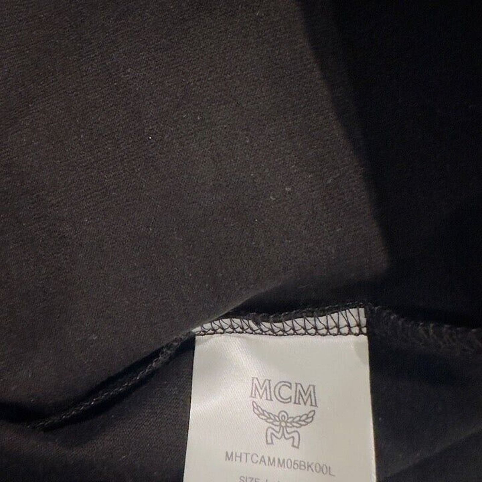 MCM MCM Printed Mono Logo Black T Shirt Size US M / EU 48-50 / 2 - 4 Thumbnail
