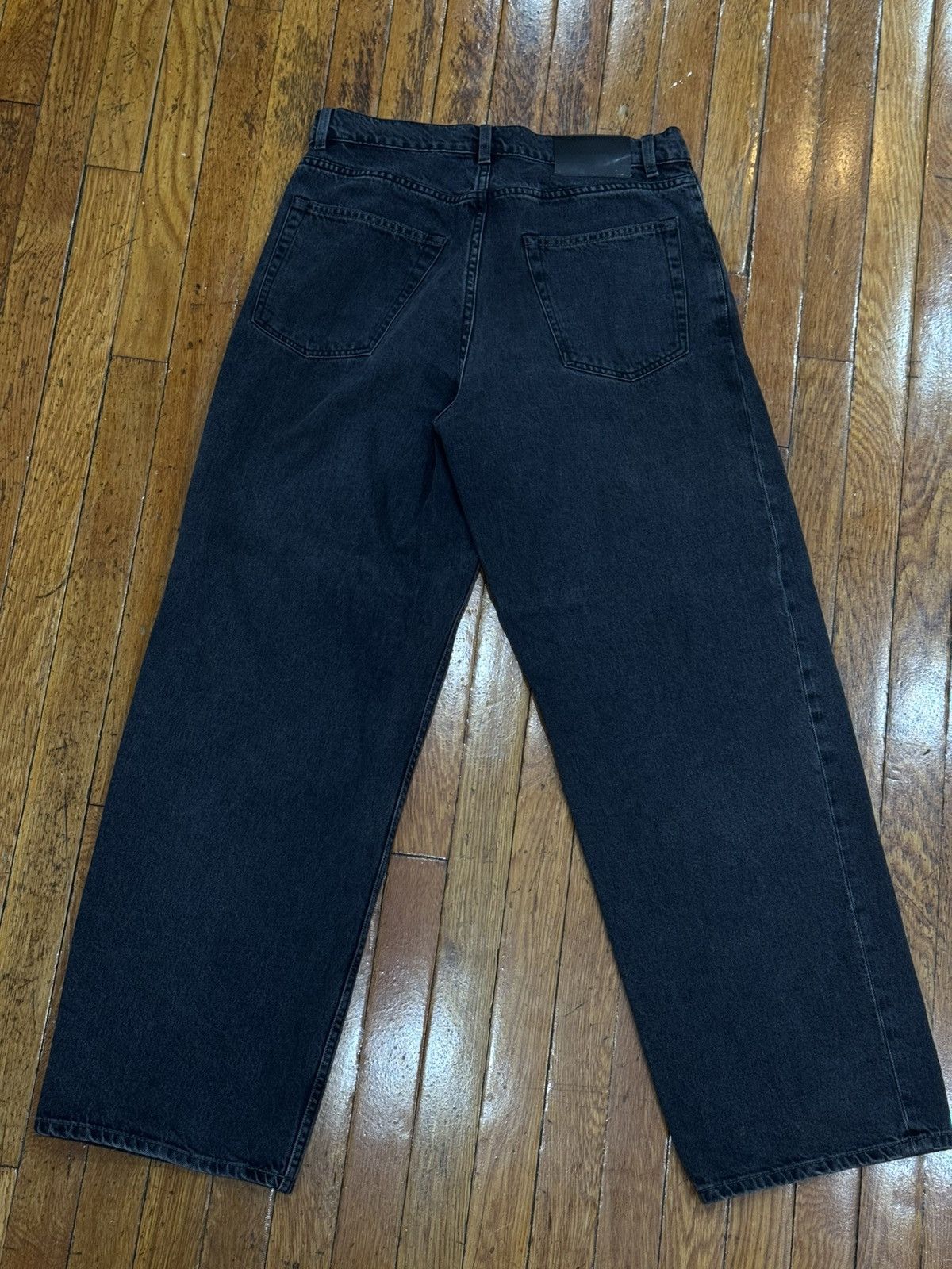 Our Legacy Our Legacy Vast Cut Washed Black Denim Size US 44 / EU 60 - 4 Thumbnail