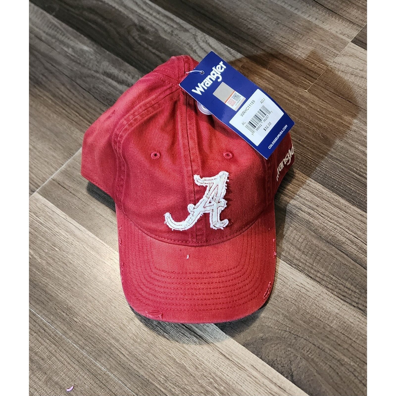 Wrangler NEW WITH TAGS Alabama Crimson Tide Hat/Cap. Y Size ONE SIZE - 4 Thumbnail
