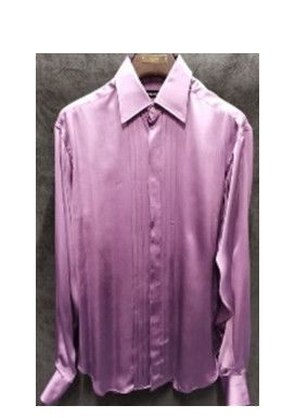 image of Tom Ford O1Loc1C0224 94Yhdpsz Shirt In Purple, Men's (Size Small)