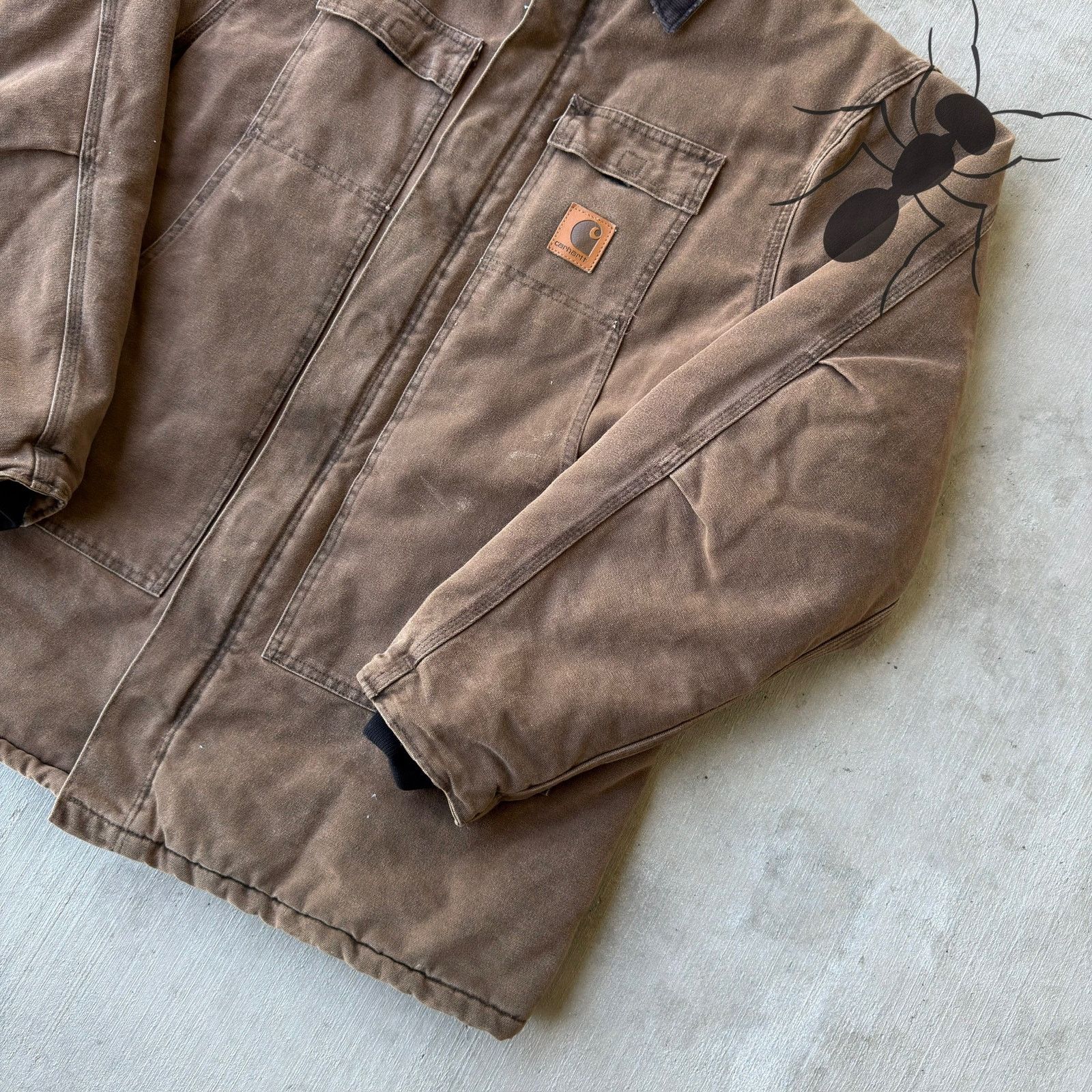 Carhartt × Vintage Carhartt C26 CHT brown arctic work wear jacket Size US XL / EU 56 / 4 - 2 Thumbnail