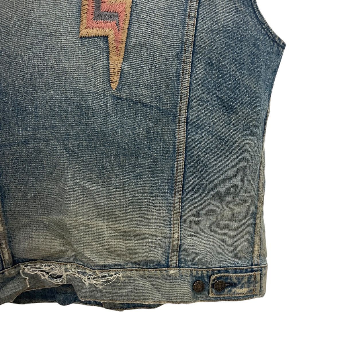 Levi's Vintage Levis Big E Embroidery Logo Sleeveless Denim Jacket Size US M / EU 48-50 / 2 - 3 Thumbnail