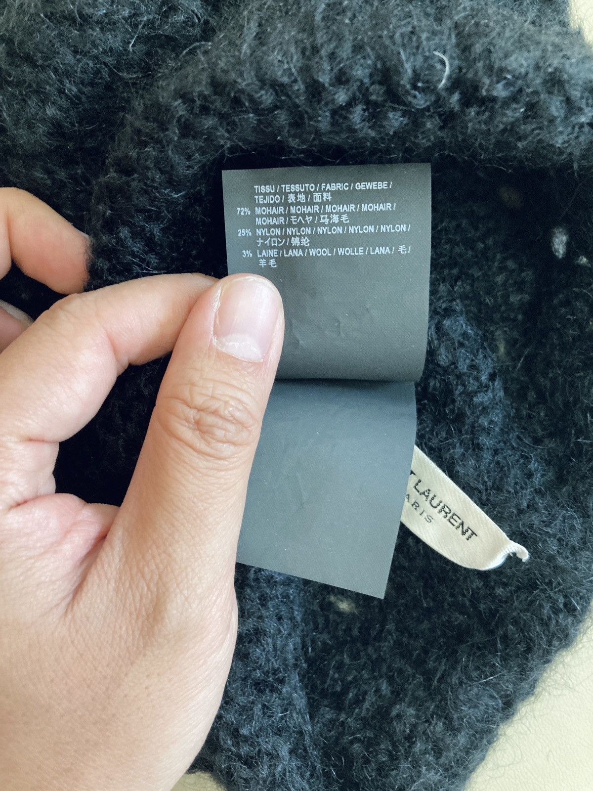 Saint Laurent Paris SAINT LAURENT PARIS BY HEDI SLIMANE 16SS MOHAIR BEANIE Size ONE SIZE - 3 Thumbnail