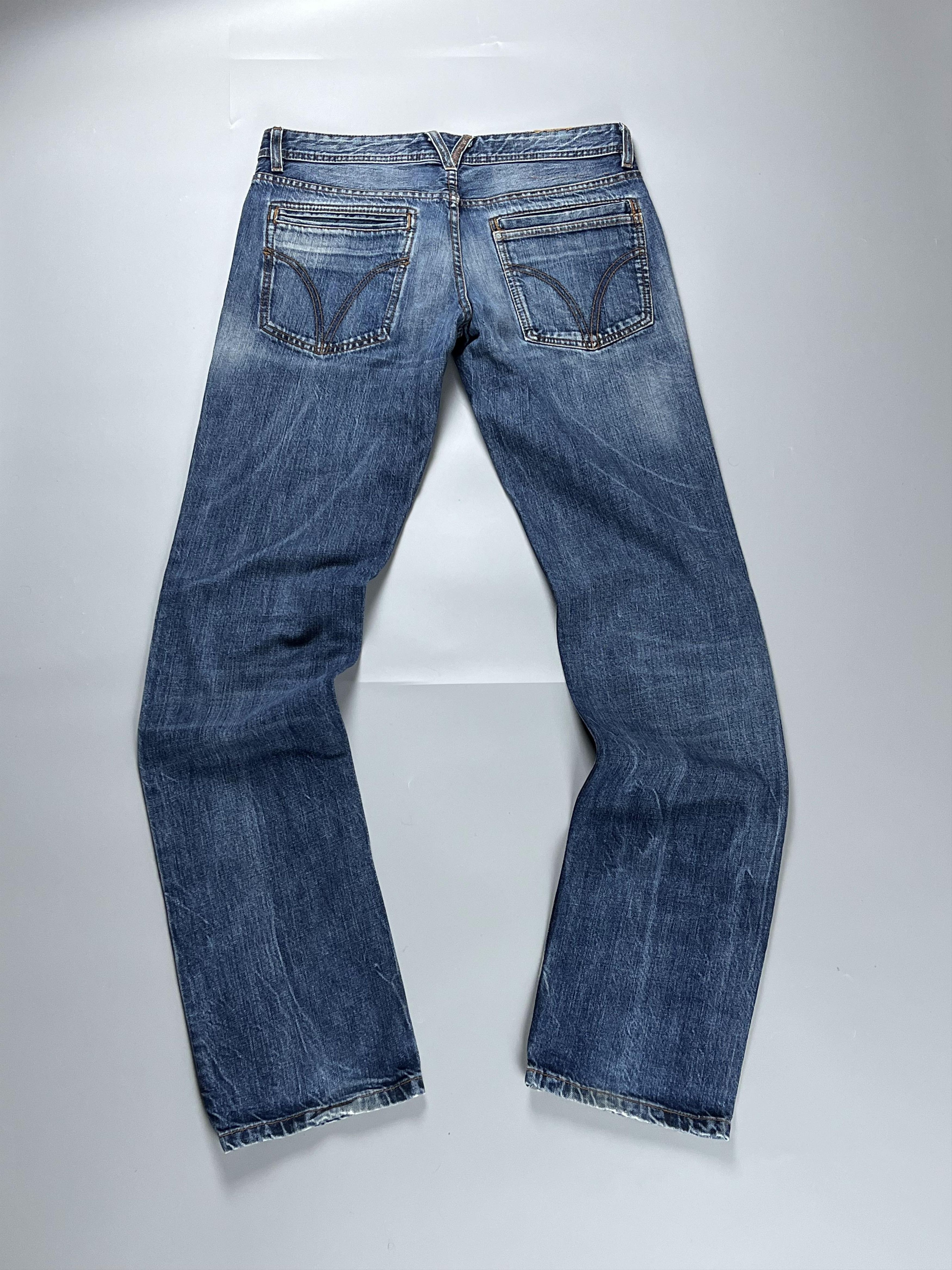 Dolce & Gabbana × Vintage Vintage Dolce & Gabbana Faded Jean Size US 33 - 2 Thumbnail
