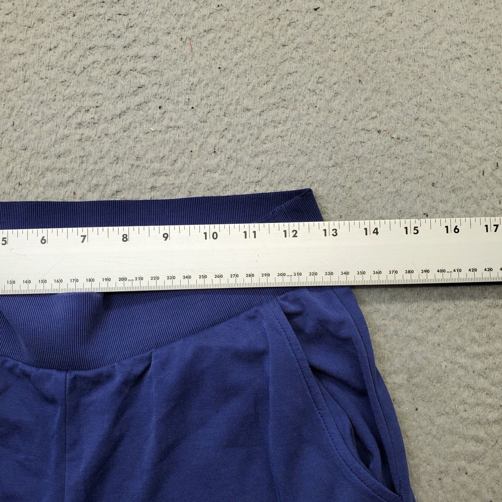 Fabletics Fabletics Womens Size S Blue Ankle Pants High Waisted Wide-Leg Stretch Comfort Pockets Casual Size 28" / US 6 / IT 42 - 6 Thumbnail