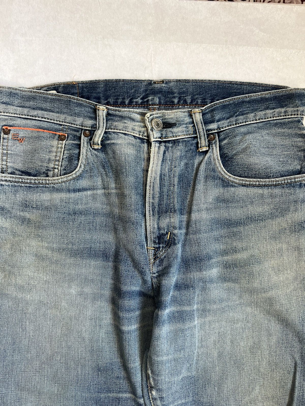 Edwin Edwin 505z Orange Selvedge Distressed Denim Size US 37 - 6 Thumbnail