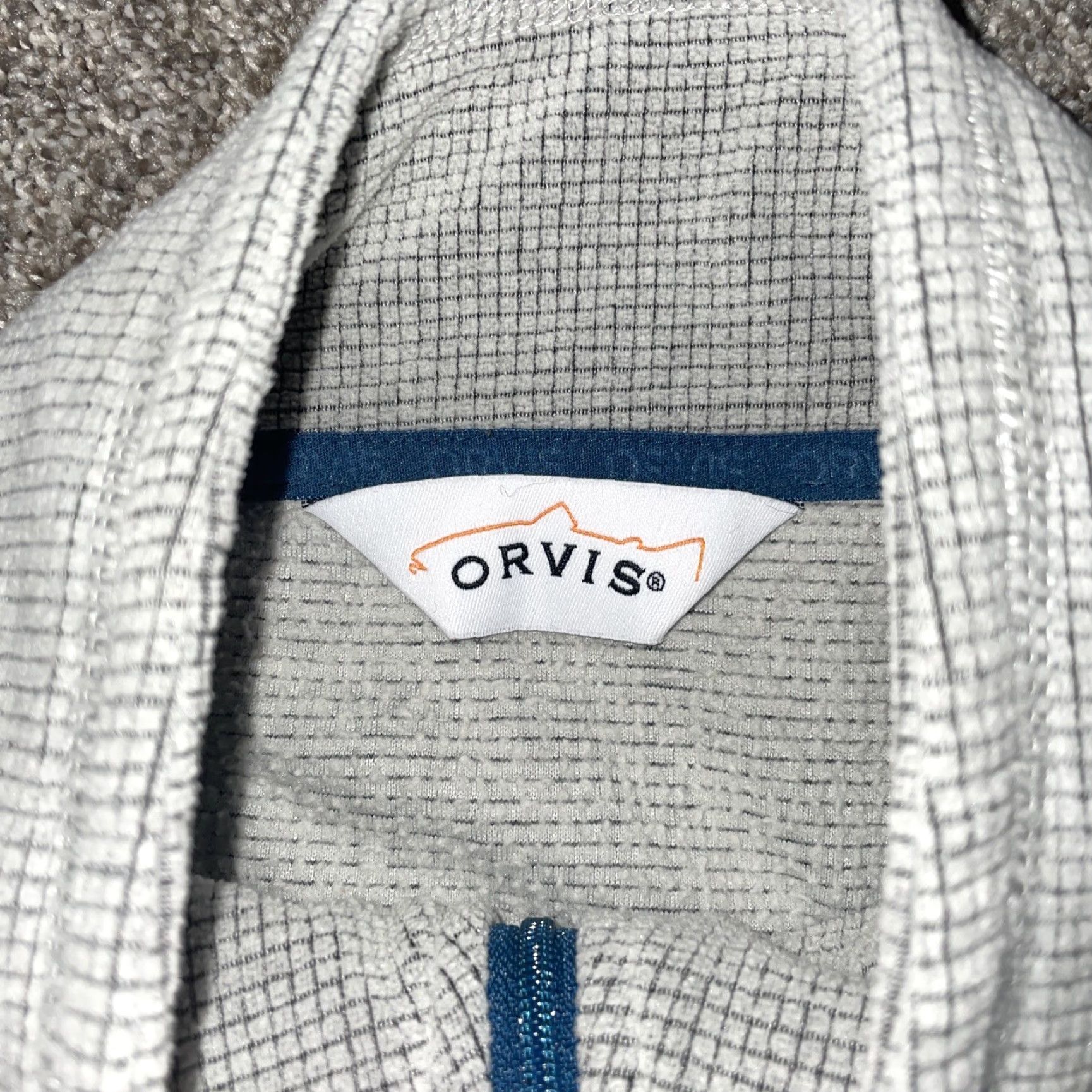 Orvis Orvis Gray Half Zip Pullover Mens Size M Sweater Zip Size US M / EU 48-50 / 2 - 3 Thumbnail