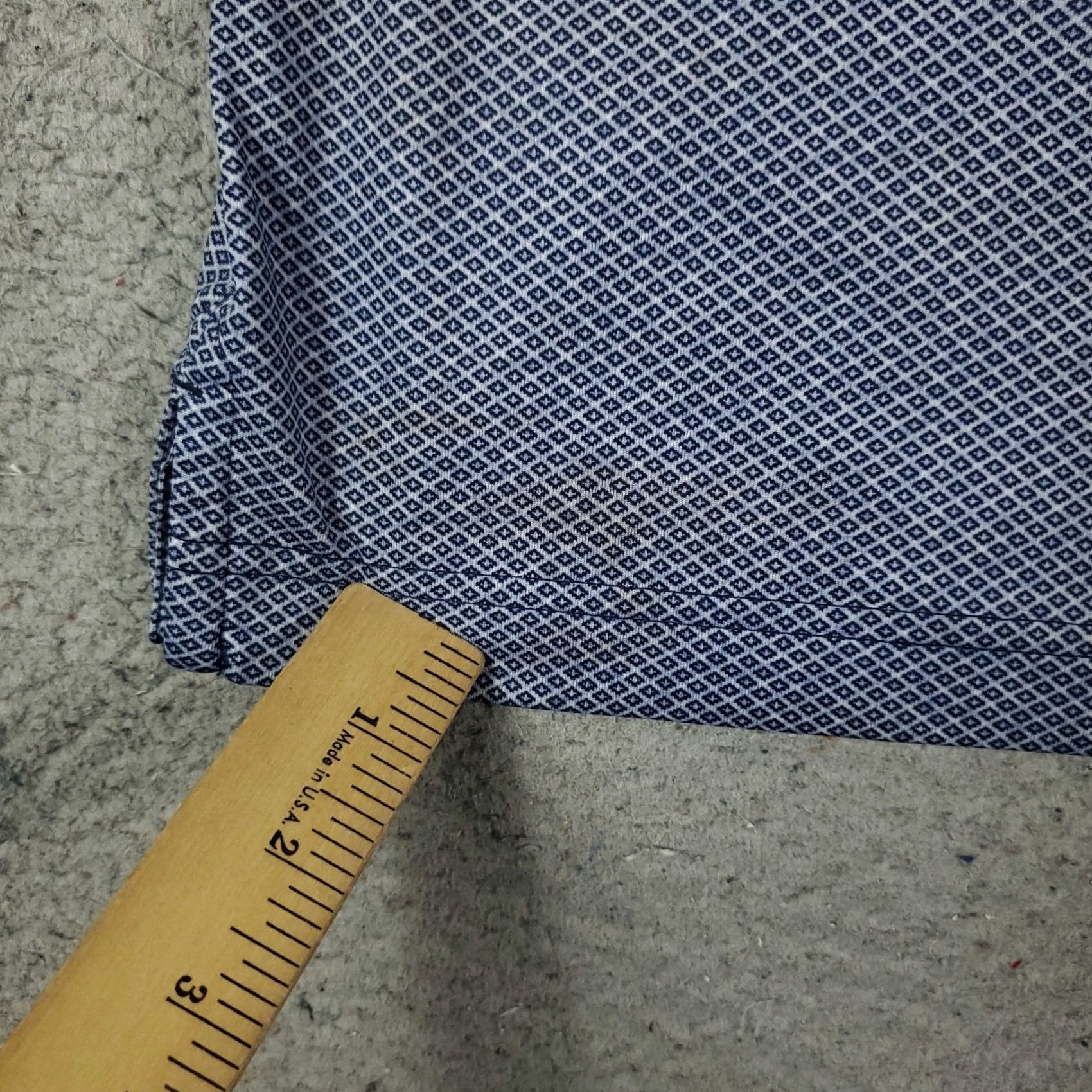 Callaway Callaway Polo Shirt Mens 2XL Blue Geometric Opti Dri Fit Short Sleeve Polo Shirt Mens Blue Geometric Pattern 2XL Modern Preppy Sports Mens Size US XXL / EU 58 / 5 - 4 Thumbnail