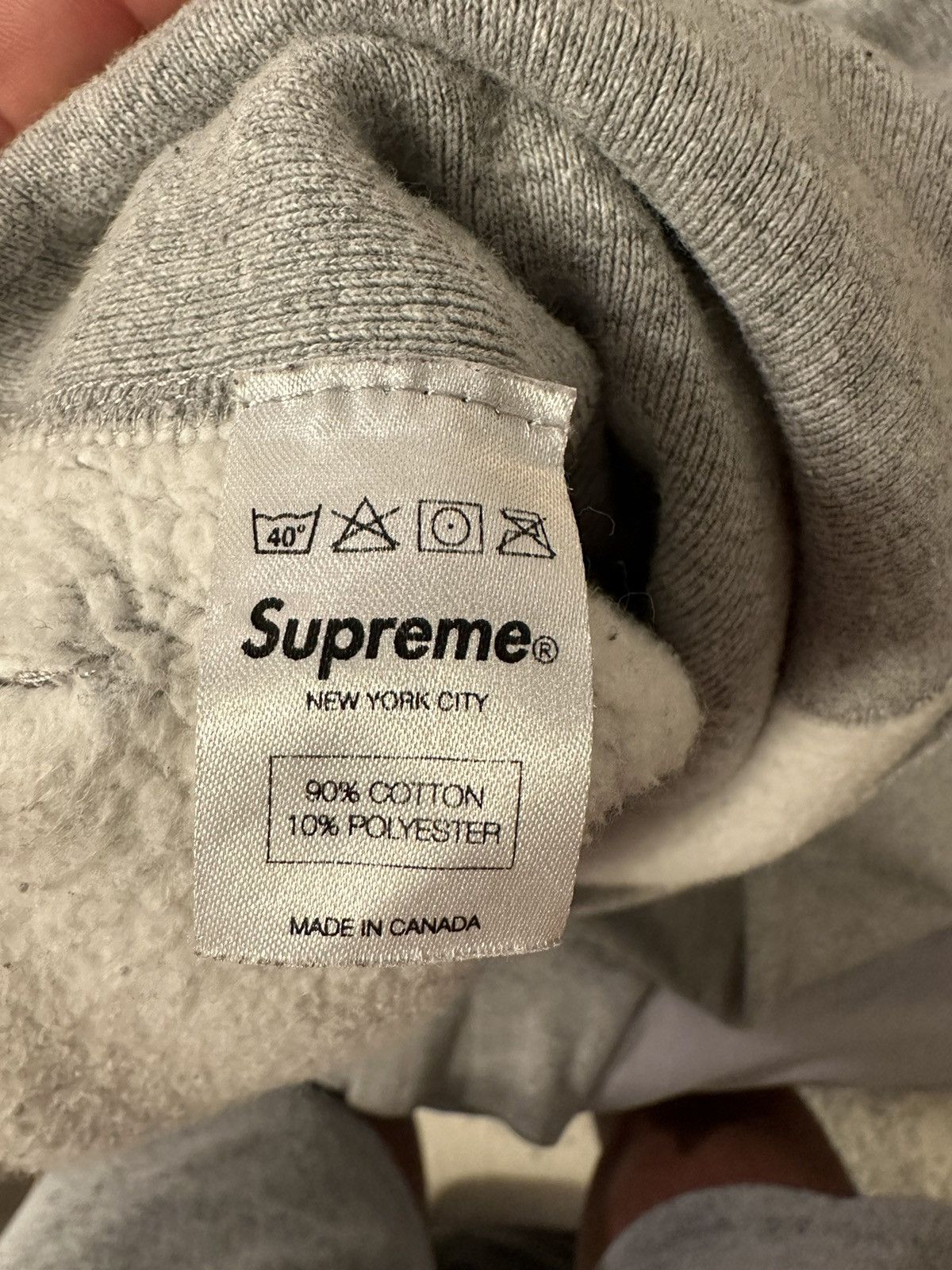 Supreme Supreme Box Logo Hoodie Heather Grey Grailed