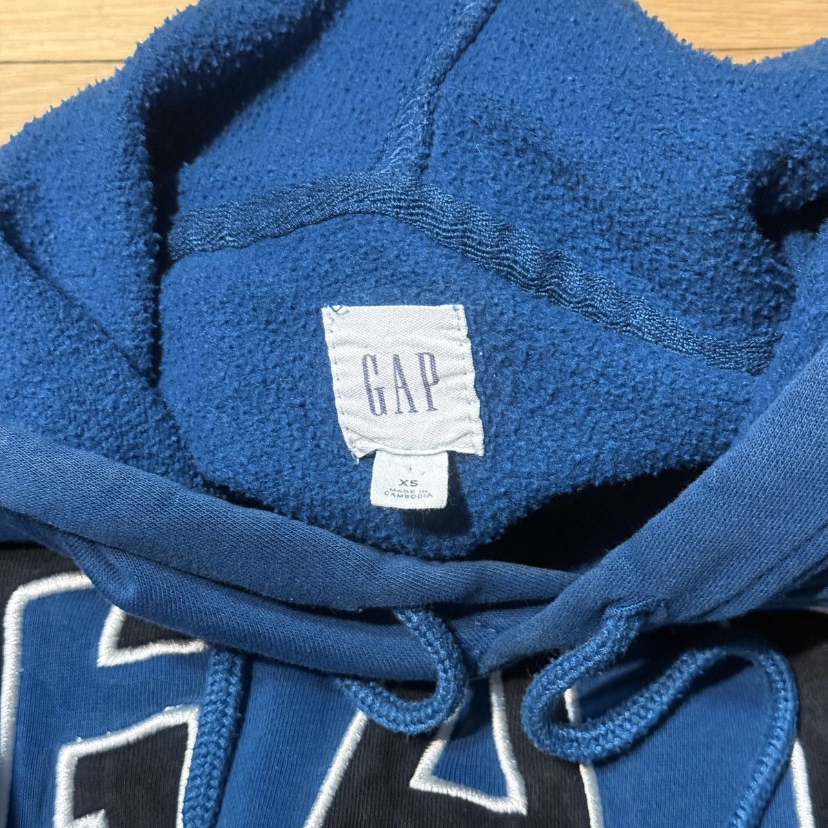 Gap × Vintage Vintage GAP Y2k Athletic Embroidered Spell Out Hoodie Mens Size US XS / EU 42 / 0 - 4 Thumbnail