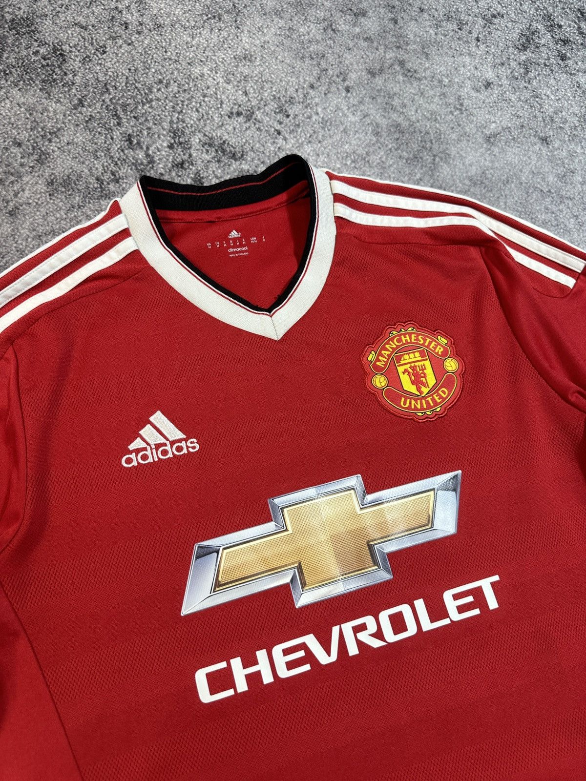 Adidas Adidas Manchester United 7 Memphis Depay Soccer Jersey Rare Size US M / EU 48-50 / 2 - 4 Thumbnail