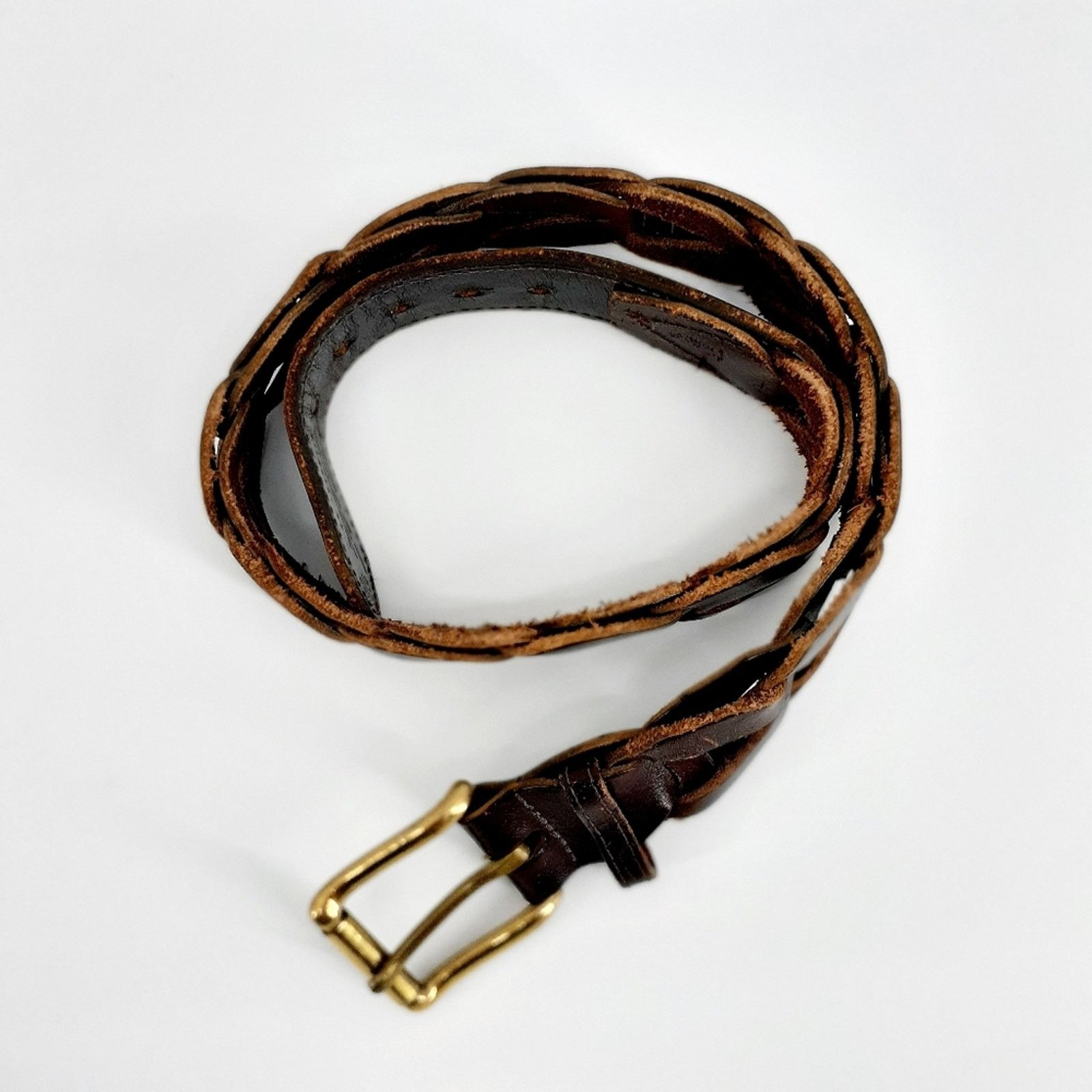 Other Zele Atlanta women's braided chain link leather Size S/M 28" Size ONE SIZE - 7 Thumbnail