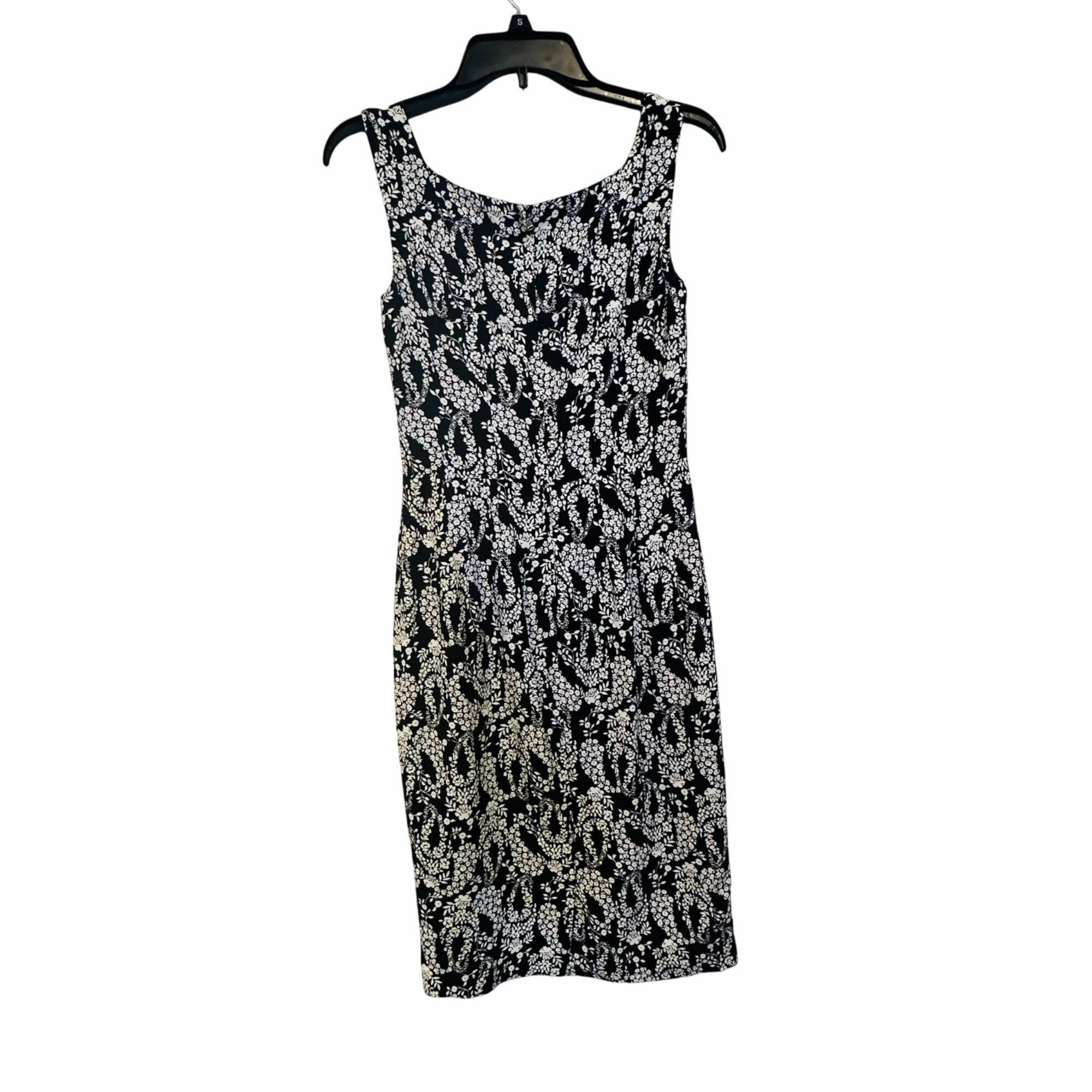 Dolce & Gabbana ✨Dolce & Gabanna Black Printed Midi Dress with Floral Sz 40 Size S / US 4 / IT 40 - 3 Thumbnail