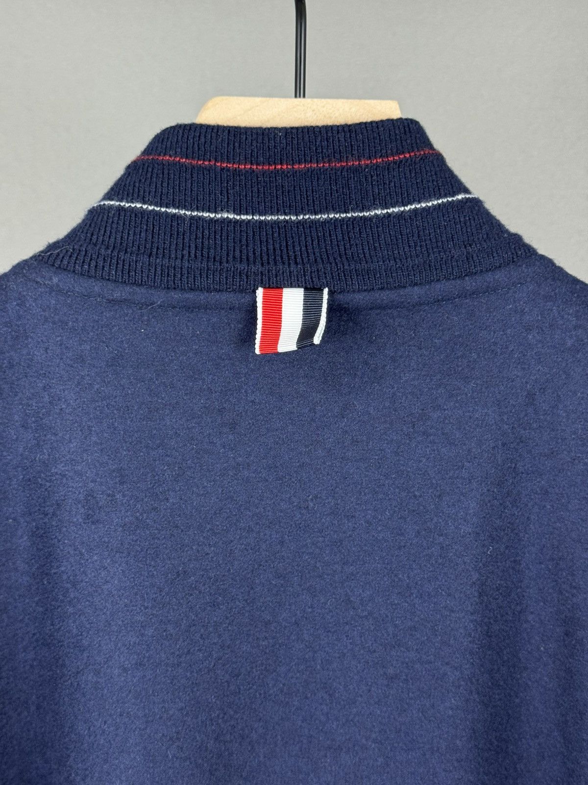 Thom Browne Amazing Thom Browne Wool Bomber Jacket Size 0 Size US S / EU 44-46 / 1 - 6 Thumbnail