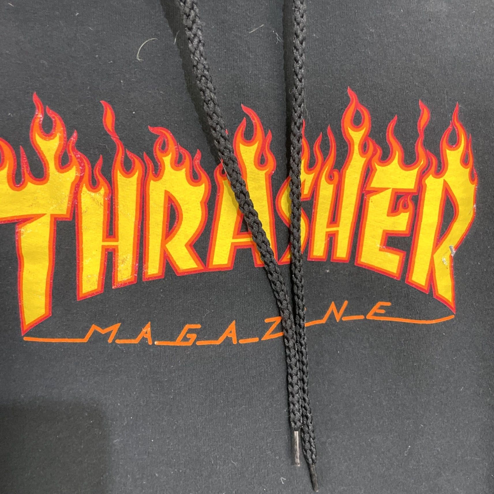 Thrasher Thrasher Flame Hoodie Men Sweatshirt Black Small Hooded Logo Pullover Crew Neck Knit Cotton Skateboarding Fashion Size US S / EU 44-46 / 1 - 7 Thumbnail