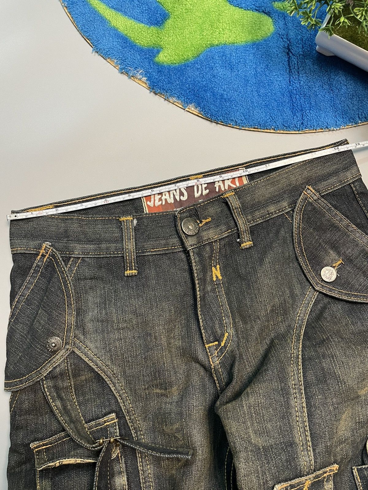 Seditionaries Multi Pocket Jeans De Art Denim Size US 29 - 16 Thumbnail