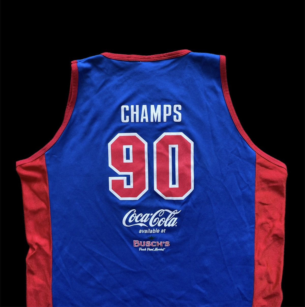 NBA Vintage 1990 Detroit Pistons NBA Champions Jersey Coca-Cola Size US XL / EU 56 / 4 - 4 Thumbnail