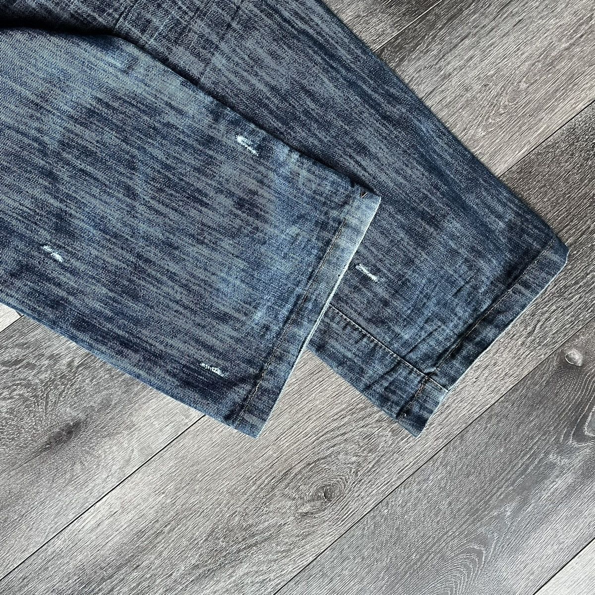 Vintage Vintage King Maker Cross Logo Distressed Denim Jeans 38x32 Size US 38 / EU 54 - 4 Thumbnail