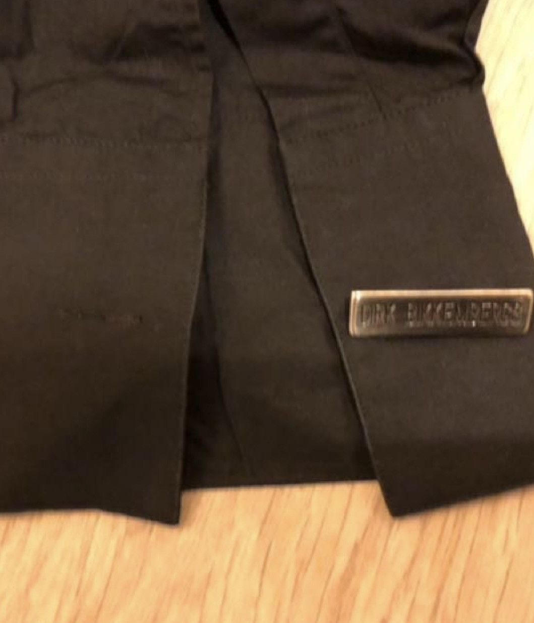 Dirk Bikkembergs Dirk Bikkembergs Black Slim-Cuff Button-Down Shirt Size 46L - 3 Thumbnail