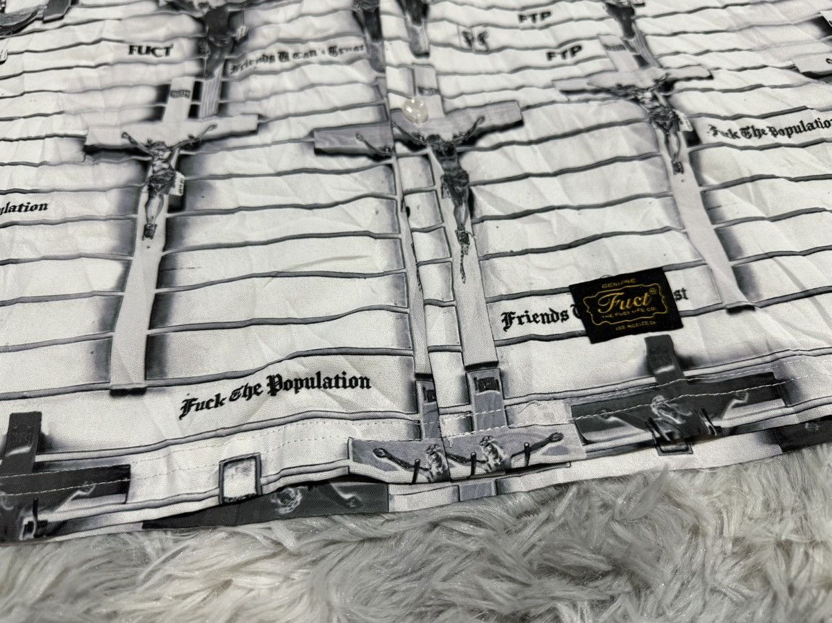 FUCT × Fuck The Population 🔥Rare Fuct x FTP Shirt Cross Button Up Size US L / EU 52-54 / 3 - 3 Thumbnail