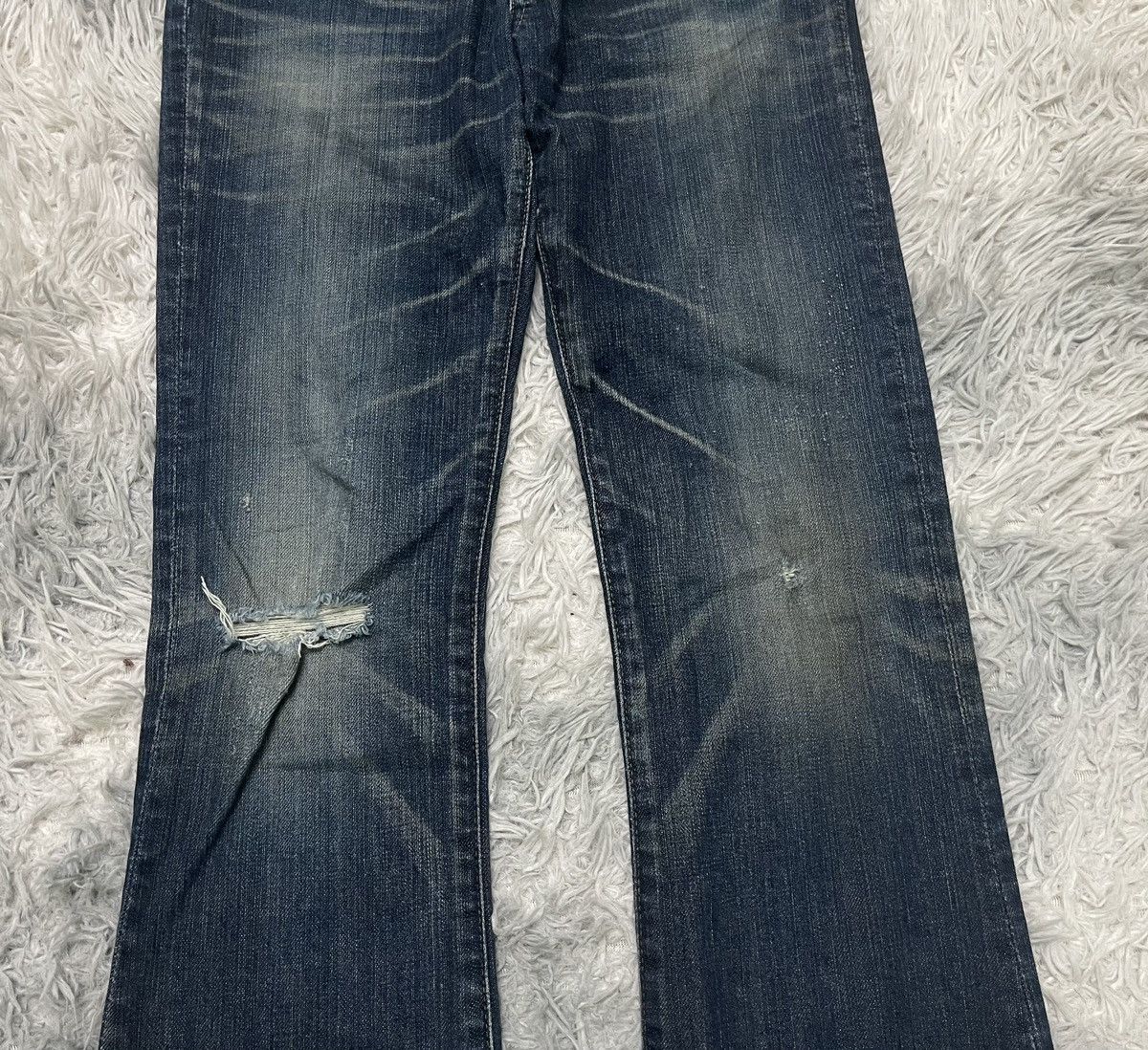 Hysteric Glamour VINTAGE HYSTERIC GLAMOUR FLARE DENIM PANT RARE Size US 28 / EU 44 - 4 Thumbnail