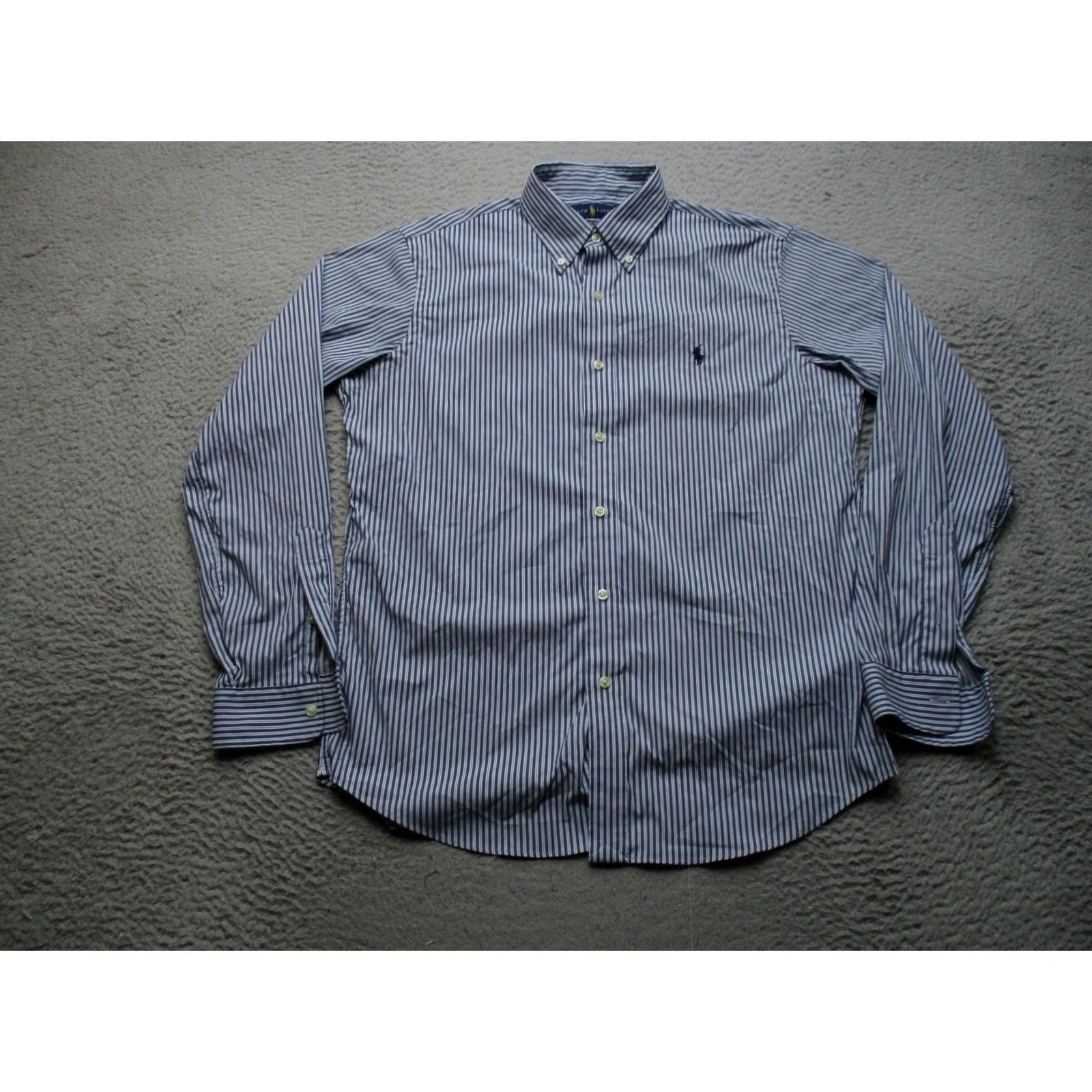 Ralph Lauren Ralph Lauren Shirt Mens M Blue Long Sleeve Button Up Classic Fit Performance Size US M / EU 48-50 / 2 - 2 Thumbnail