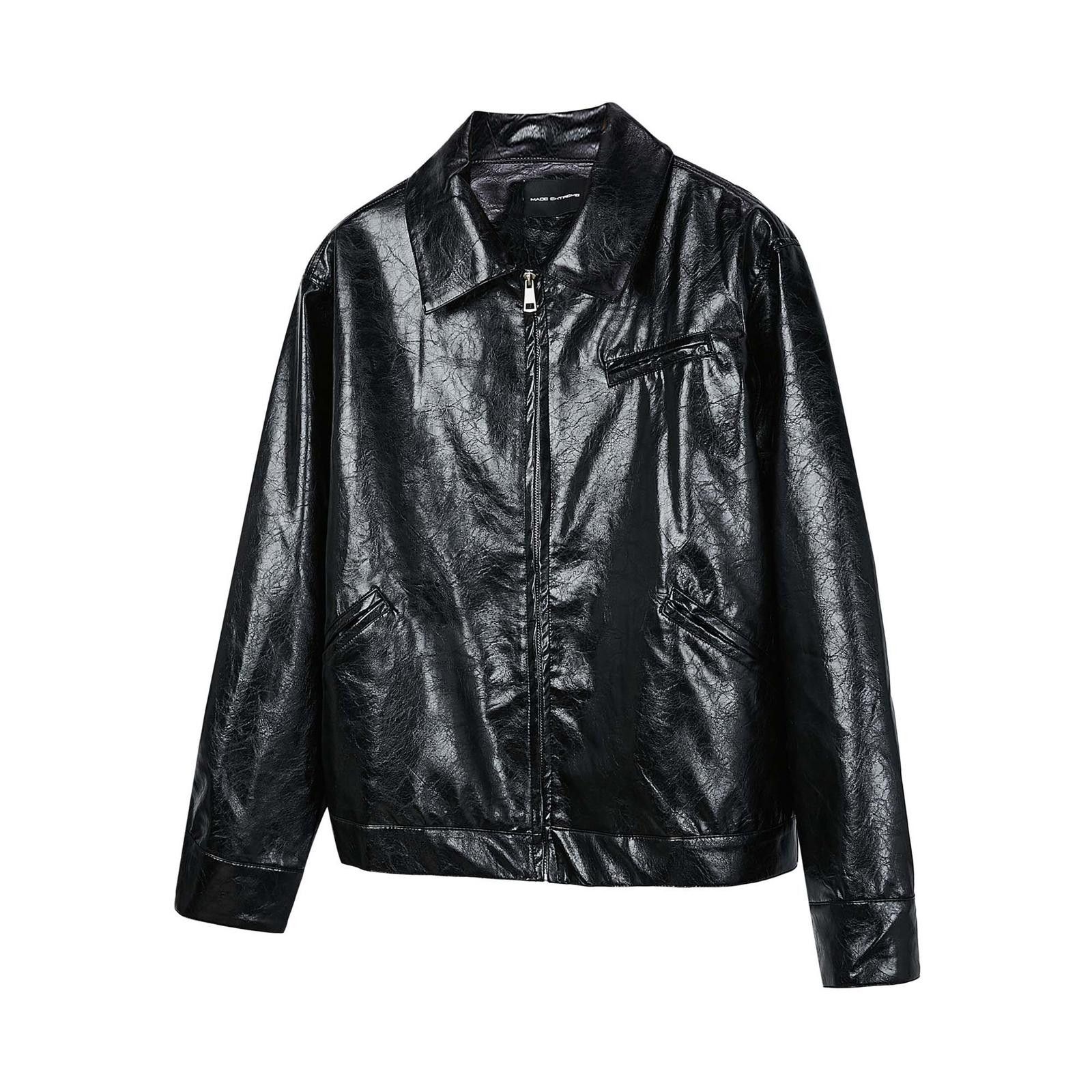 Leather Jacket × Streetwear × Vintage Japanese Geisha Leather Jacket × Streetwear × Vintage Japanese Geisha