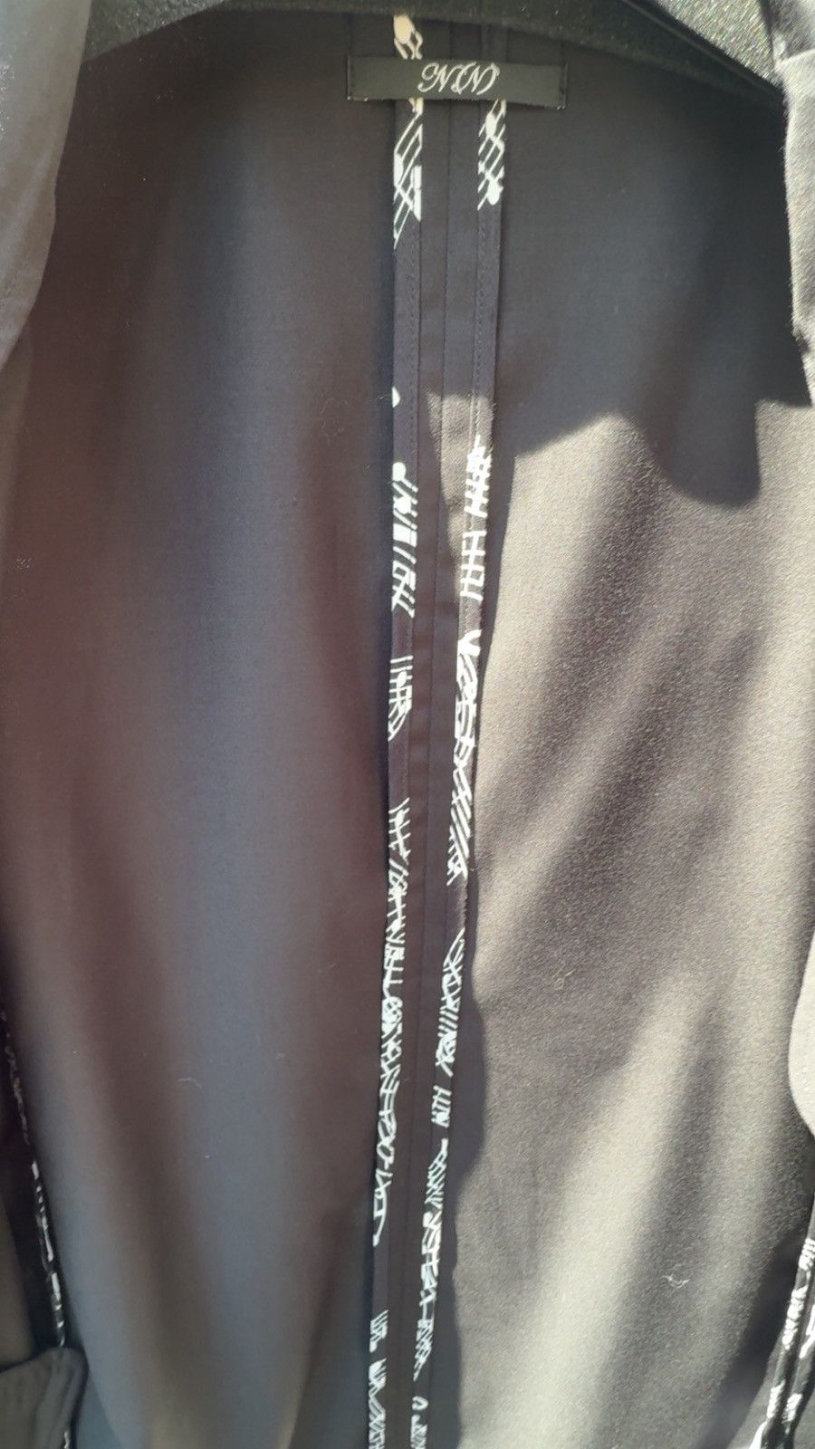Number (N)ine Number (N)ine “Music” Notes Blazer Size 40R - 3 Thumbnail