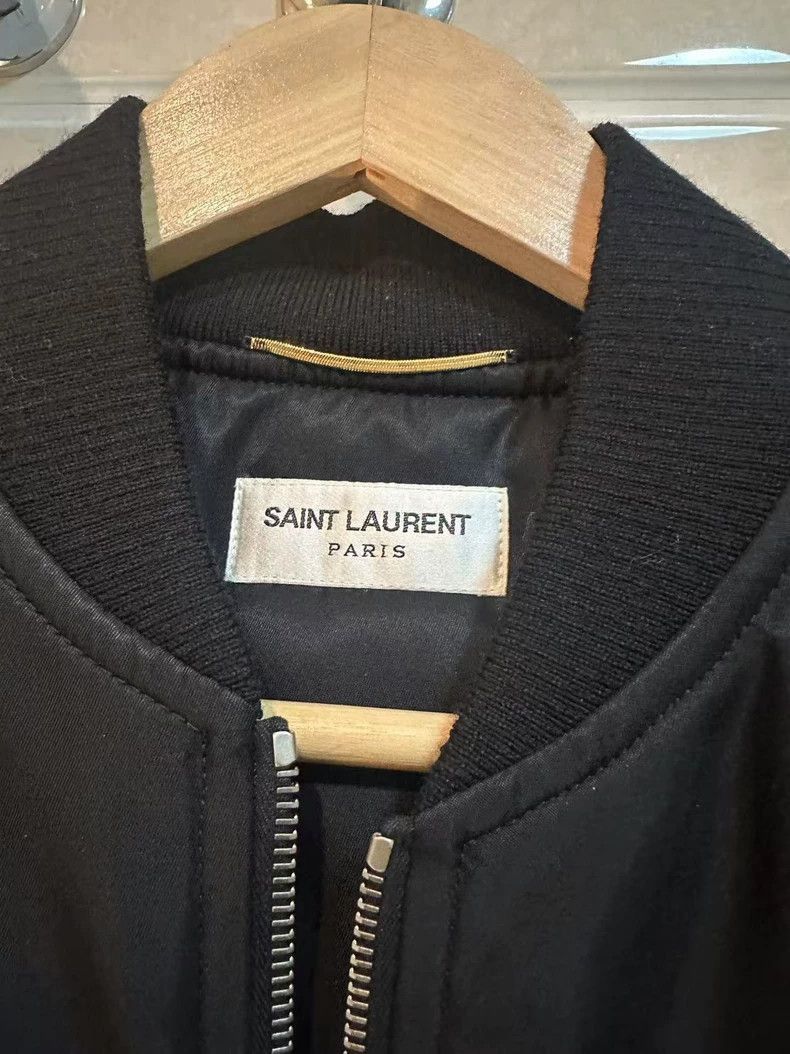 Saint Laurent Paris Saint Laurent Paris Black Long Sleeve Zip Jacket for Women Size US S / EU 44-46 / 1 - 3 Thumbnail