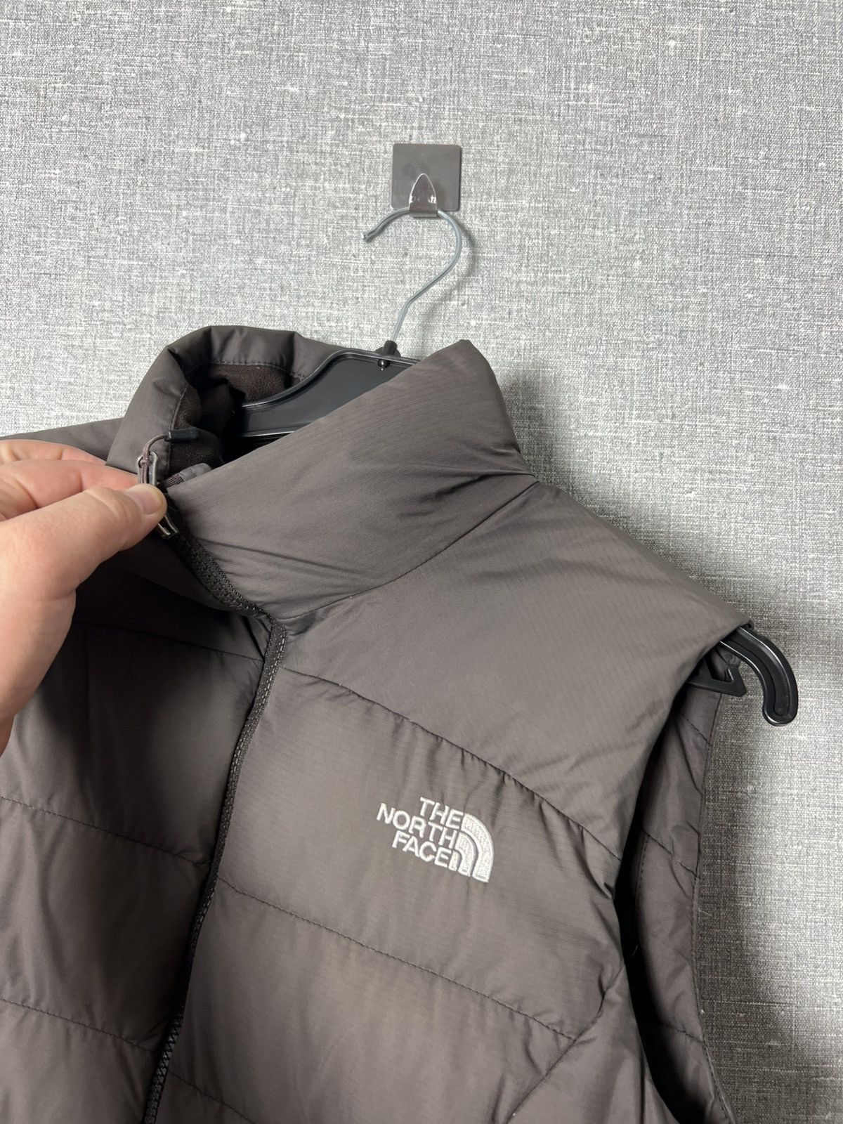 The North Face The North Face Brown Vest Puffer Down Jacket TNF Nuptse 700 Size S / US 4 / IT 40 - 4 Thumbnail