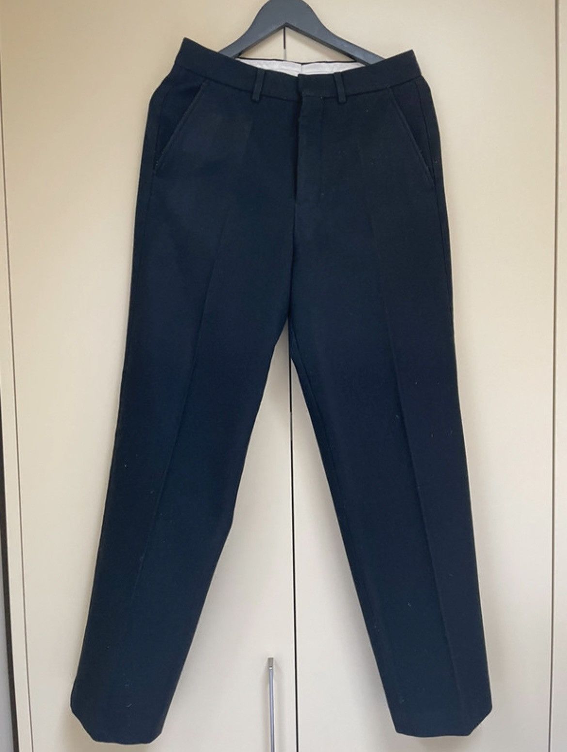 AMI AMI Black Wool Formal Trousers Size US 31 - 4 Thumbnail